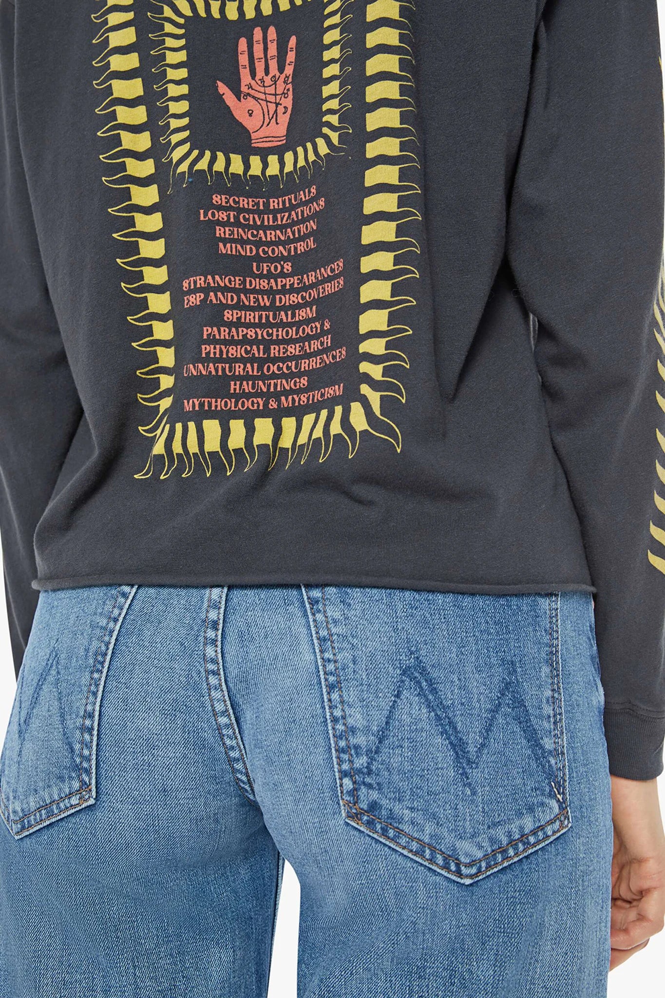 The L/S Slouchy Cut Off T-Shirts MOTHER