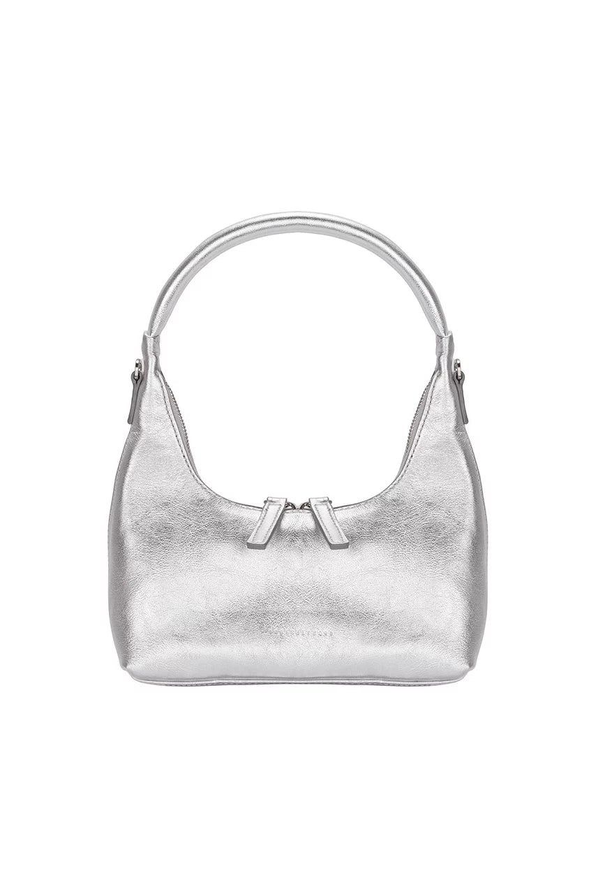 Marge Sherwood Silver Mini Strap Bag