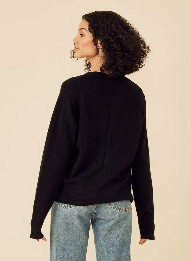 Sloane Cashmere Cardigan Sweaters & Knits One Grey Day