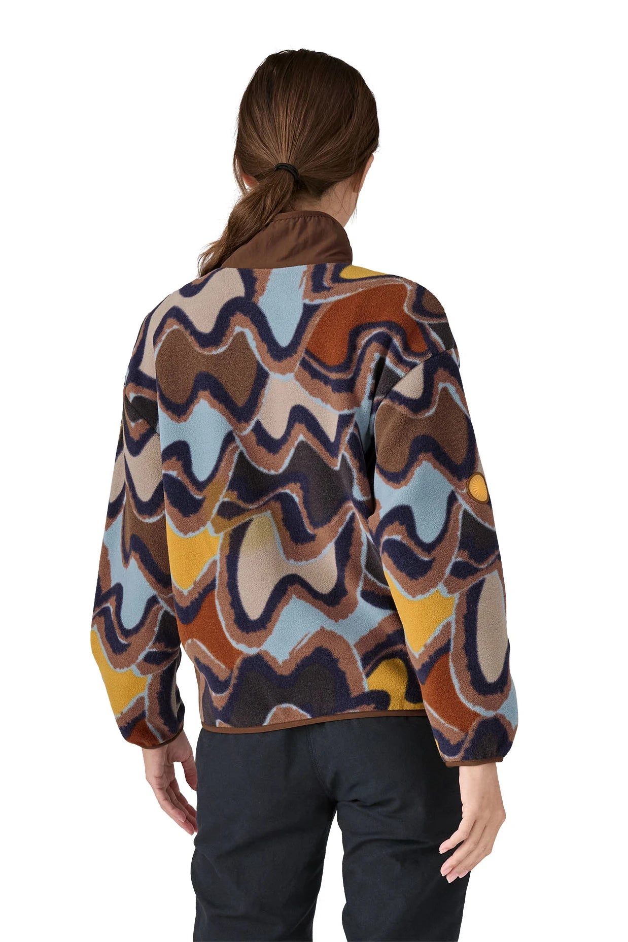 Patagonia printed fleece hotsell