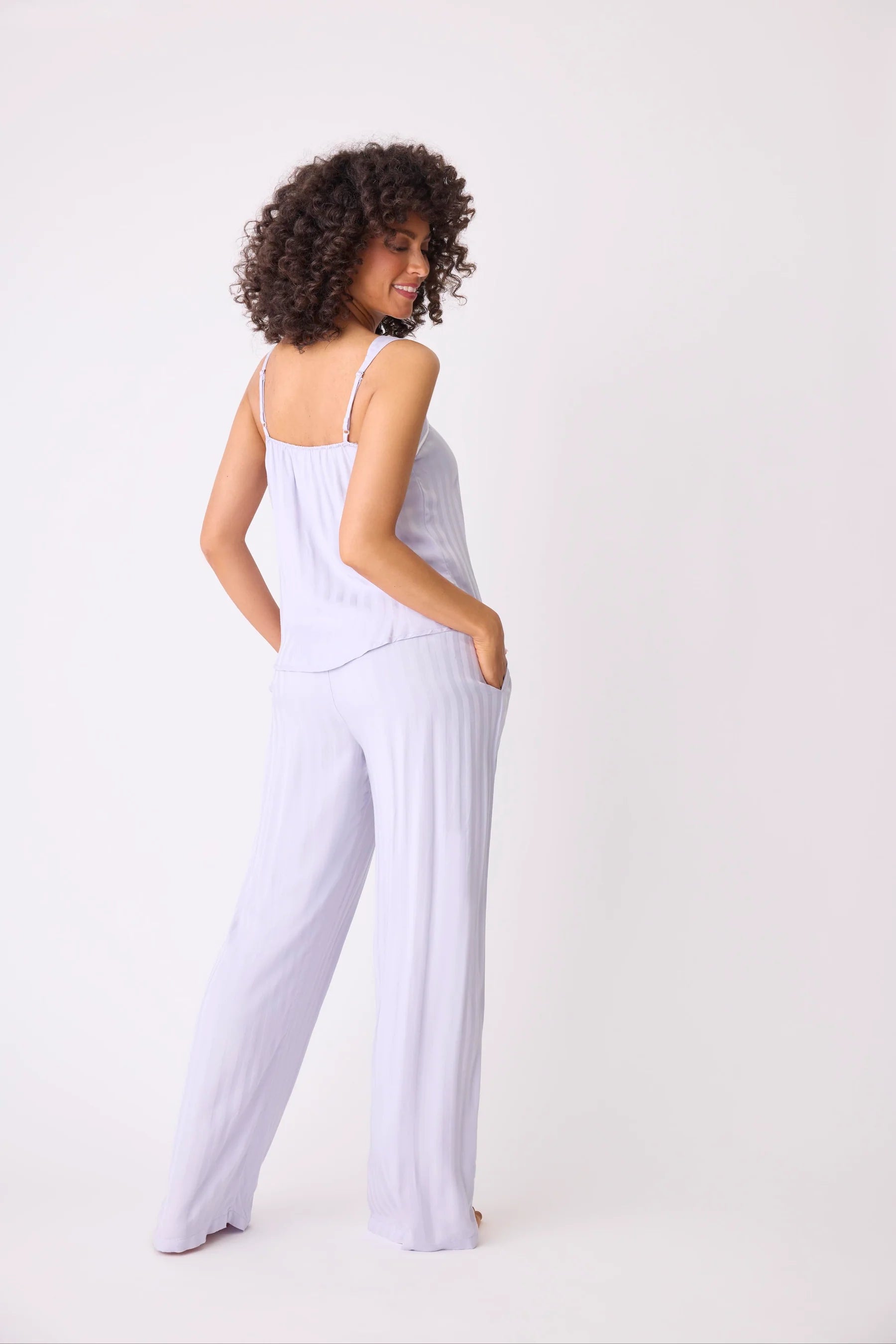 Sunday Sateen Stripe PJ Pants Sleepwear P.J. Salvage