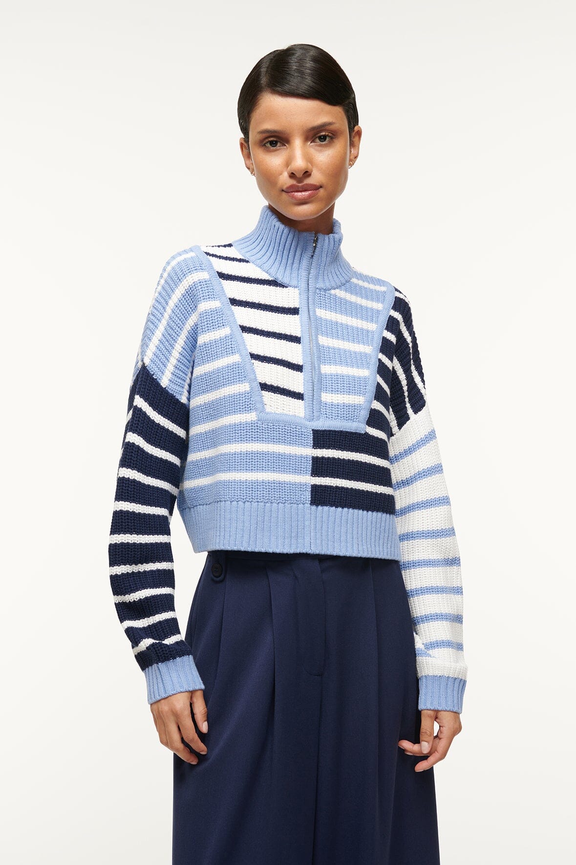 Cropped Hampton Sweater Sweaters & Knits STAUD   