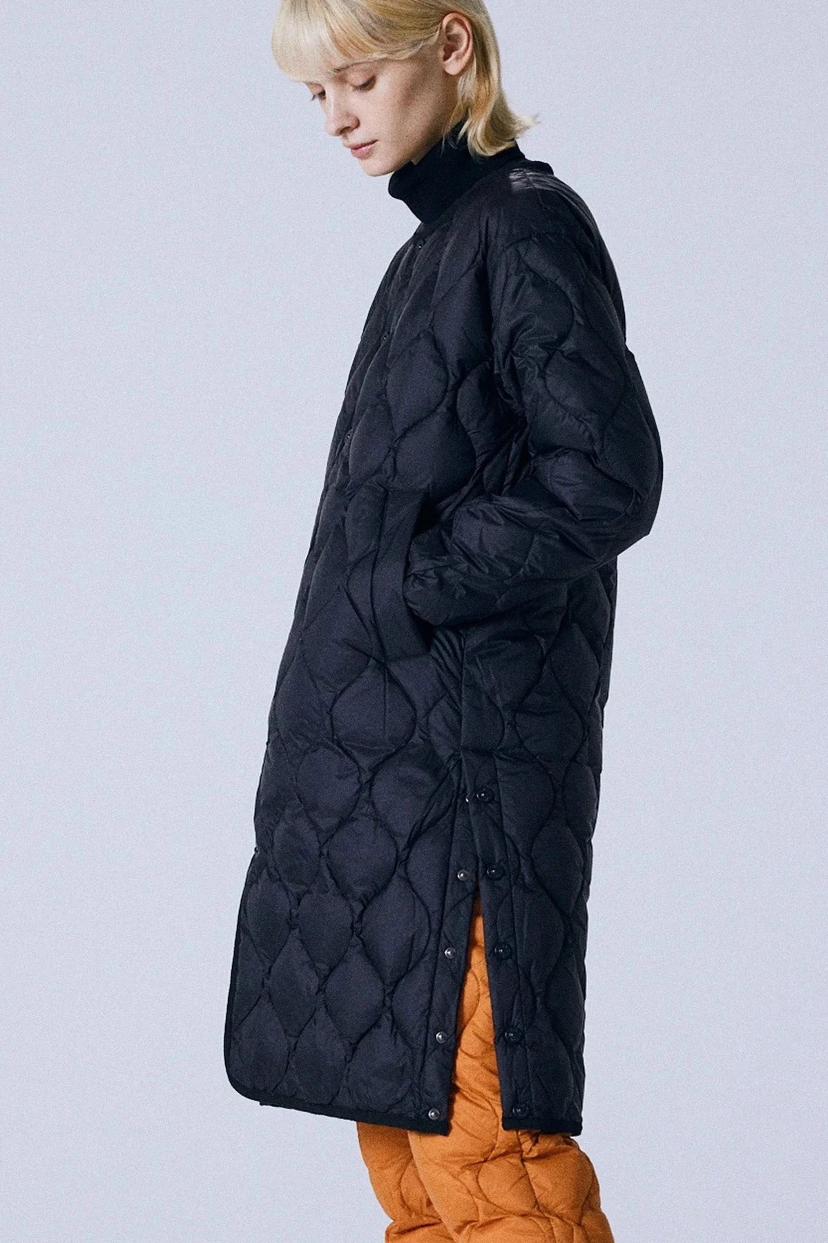 Military Over Size Crew Neck Long Down Jacket Jackets & Coats Taion