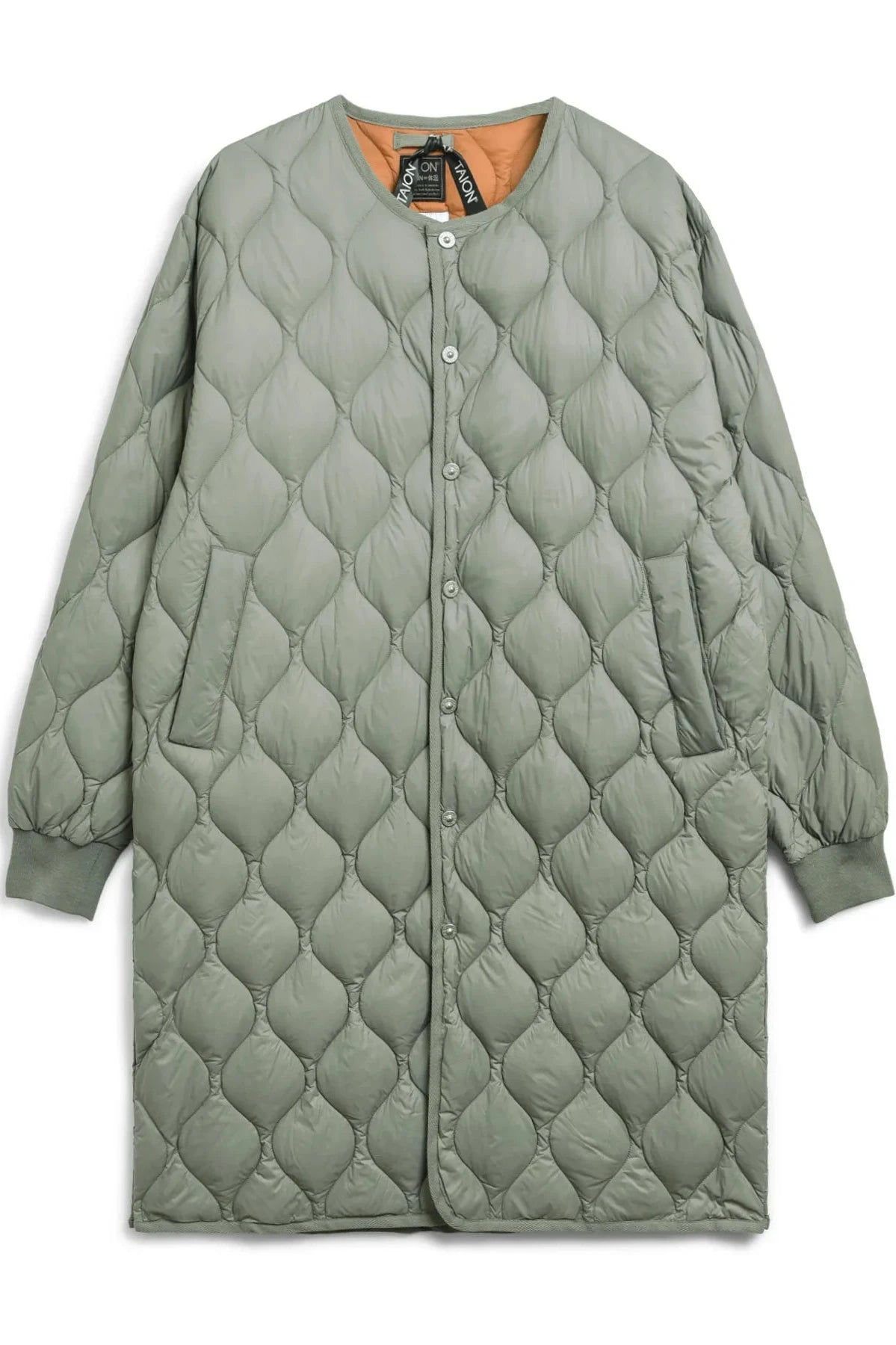 Military Over Size Crew Neck Long Down Jacket Jackets & Coats Taion