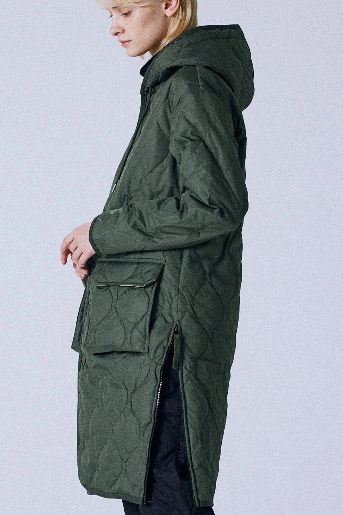 Military Hood Long Down Coat Jackets & Coats Taion