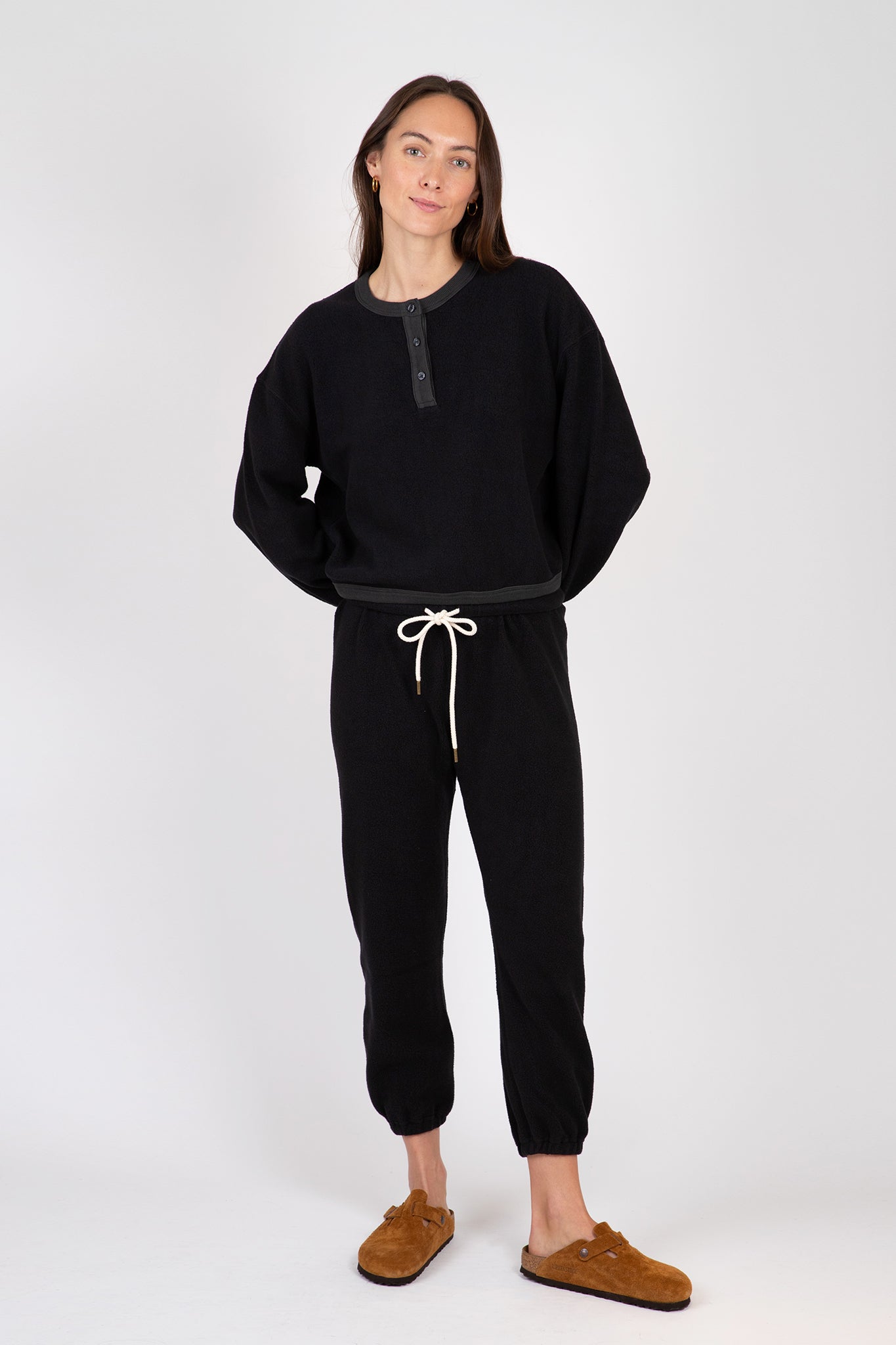 Henley sweatshirt sales