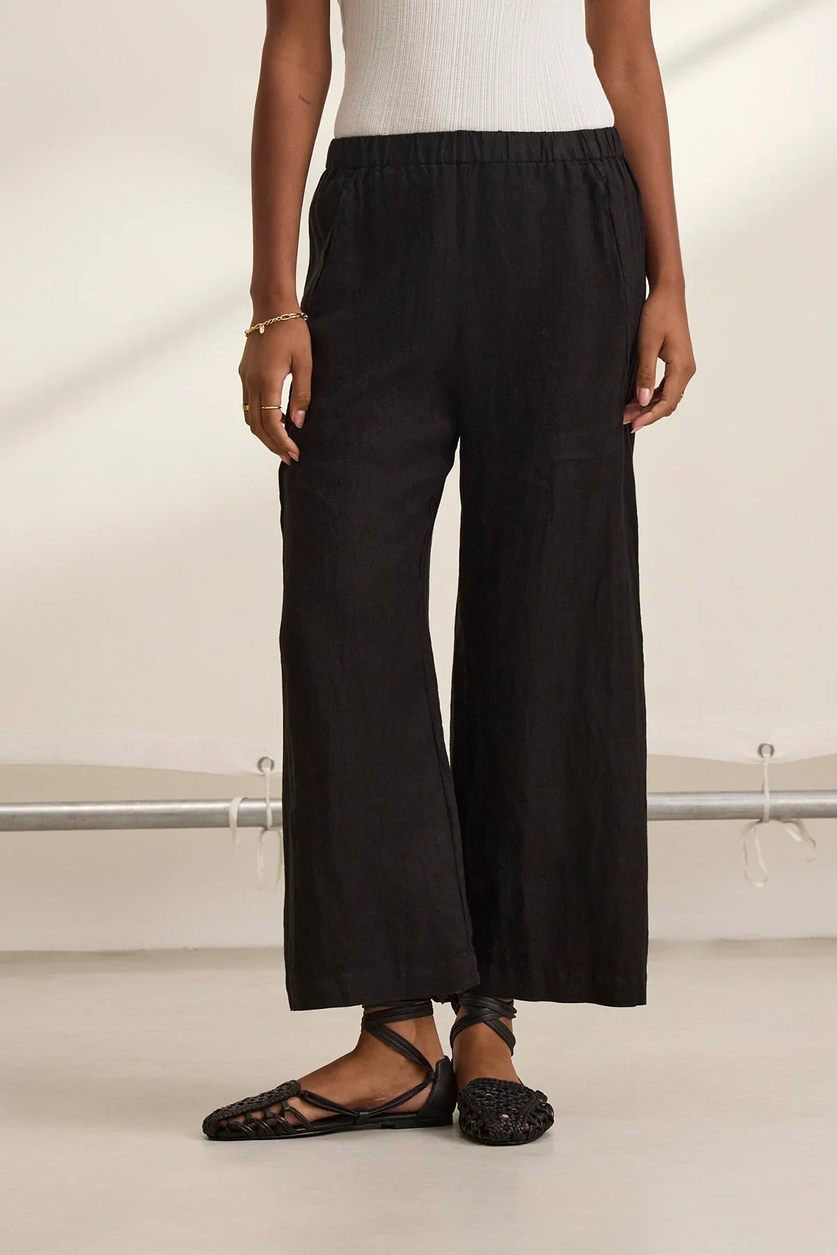 Lola Linen Pant Pants Velvet by Graham & Spencer
