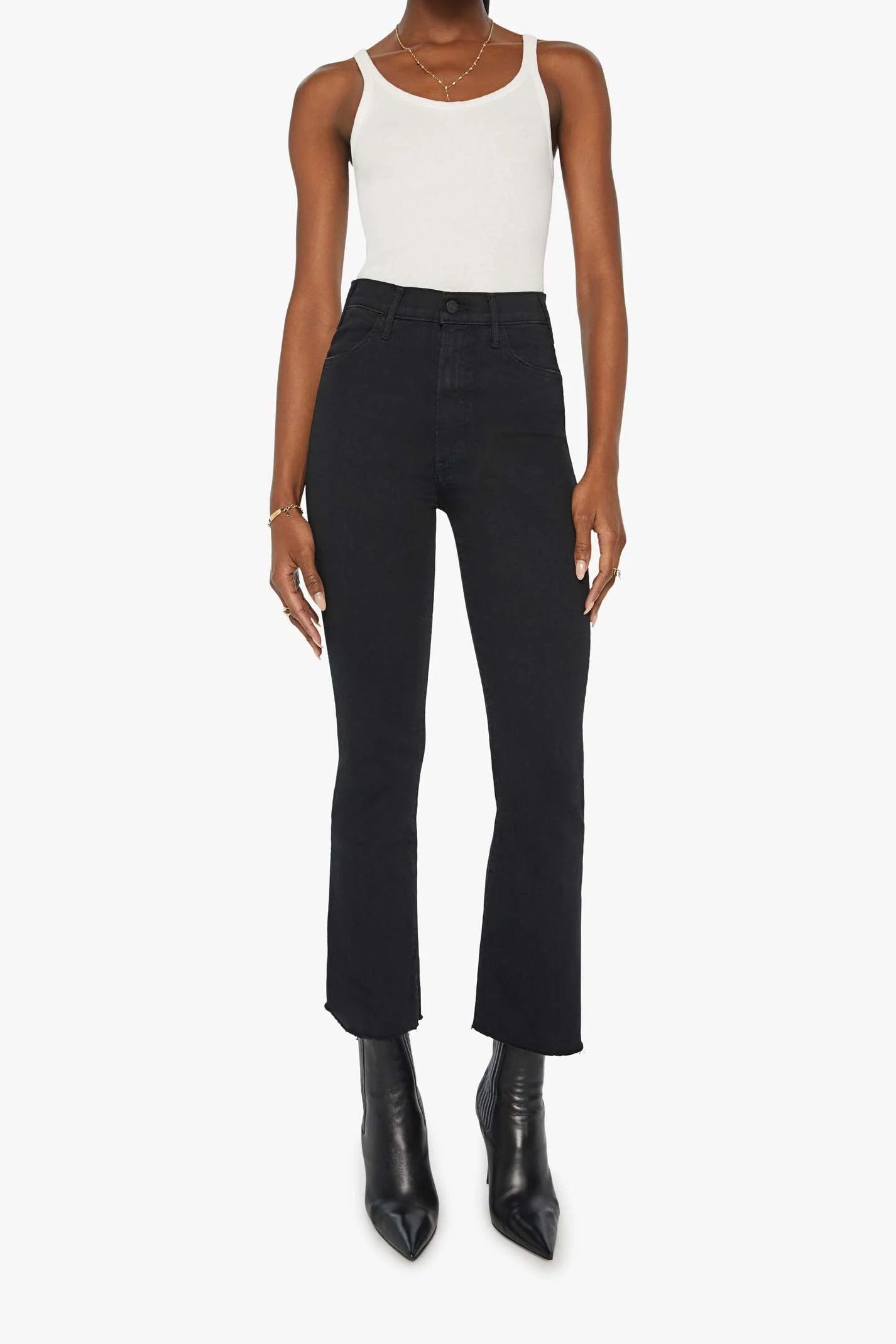 The Hustler Ankle Fray Pants MOTHER
