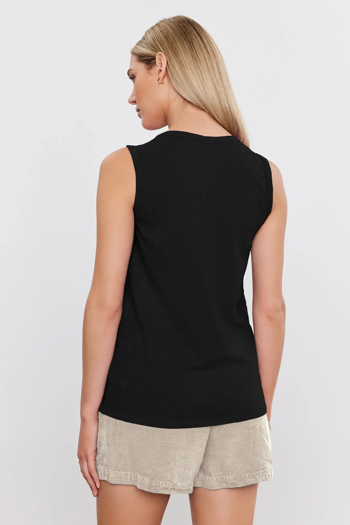 Taurus Cotton Slub Tank T-Shirts Velvet by Graham & Spencer