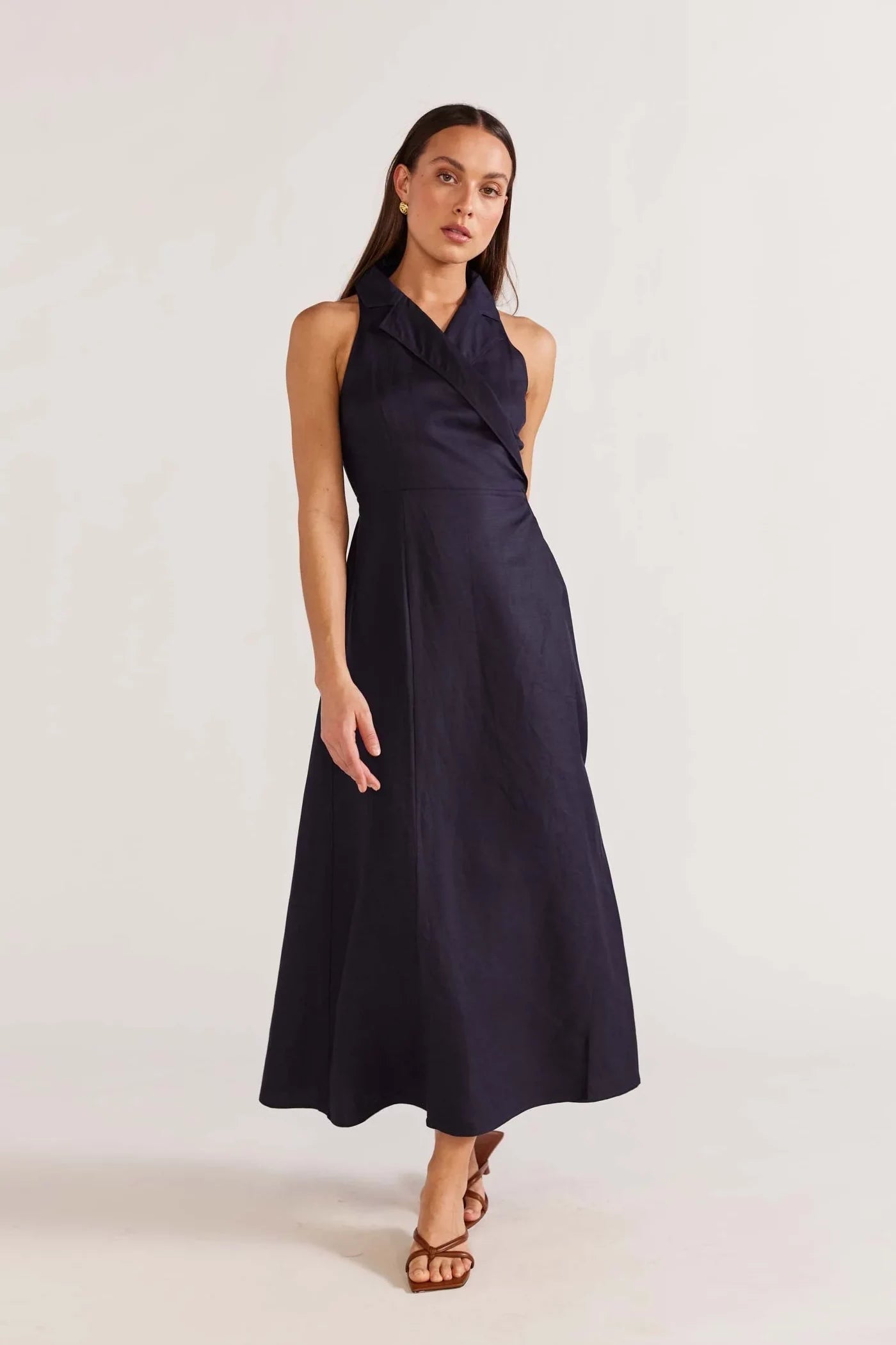 Jori Wrap Midi Dress Skirts &amp; Dresses Staple the Label   