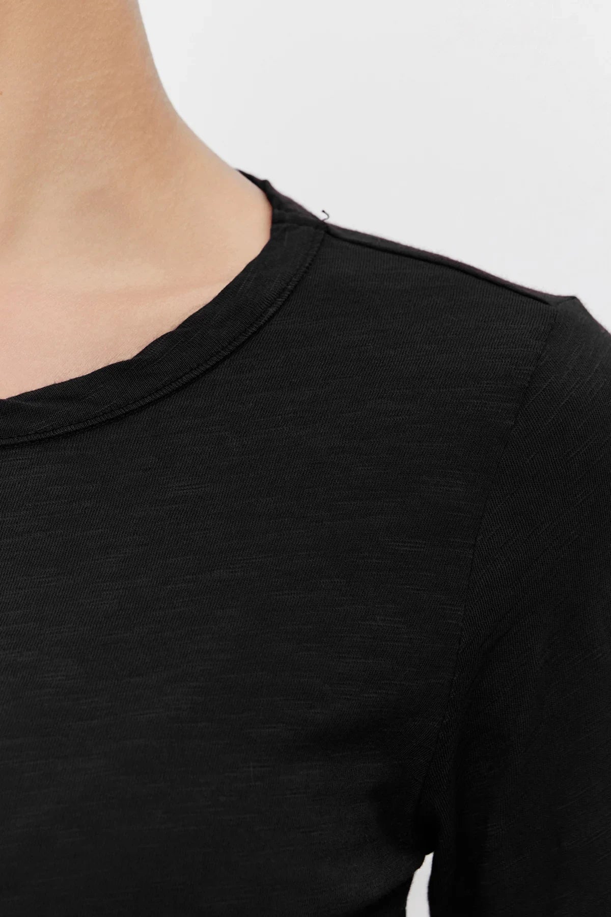 Lizzie Original Slub Long Sleeve Tee T-Shirts Velvet by Graham & Spencer