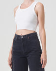 Cropped Poppy Tank T-Shirts Agolde   