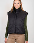 Alicia Reversible Puffer Sherpa Vest Jackets & Coats Velvet   