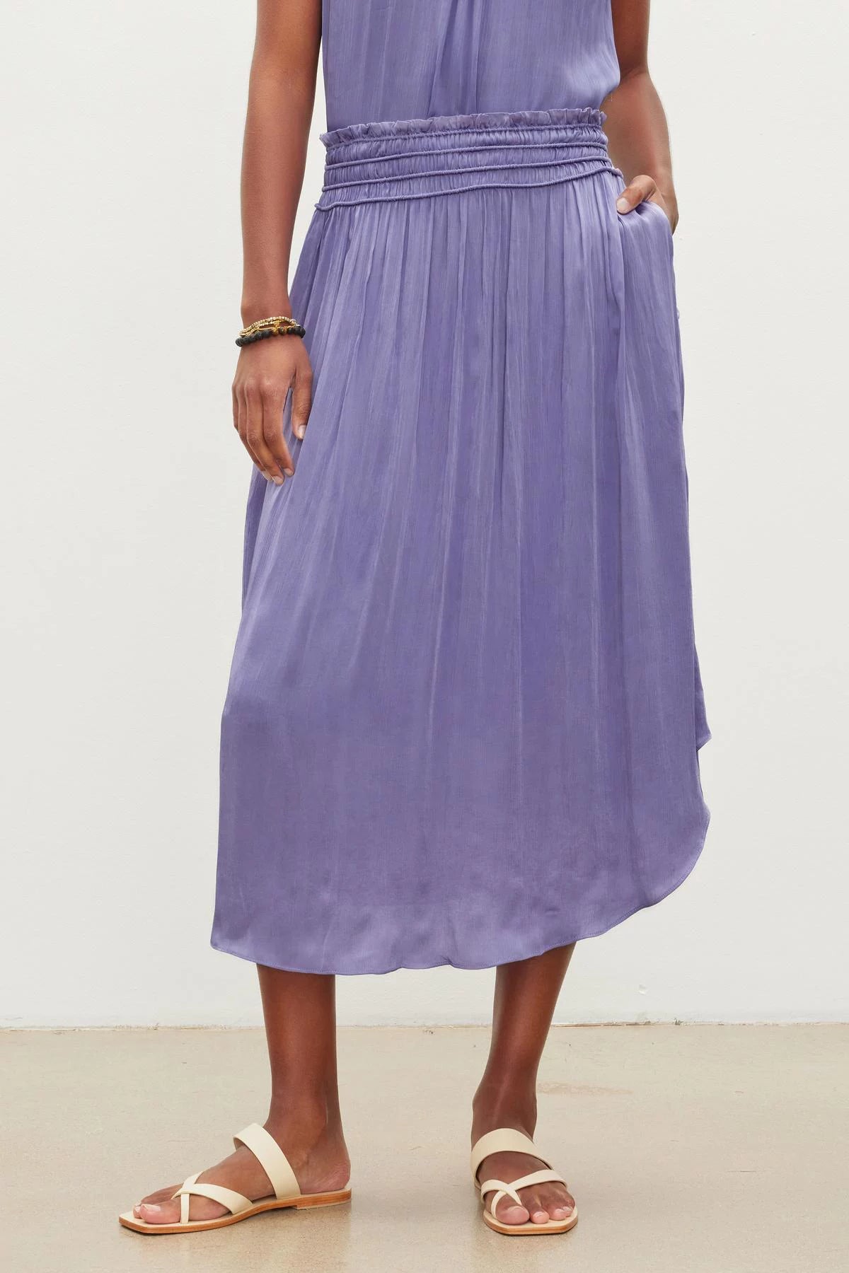 Dimi Smocked Skirt Skirts &amp; Dresses Velvet   