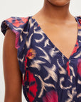 Jenna Printed Silk Cotton Voile Dress Skirts & Dresses Velvet   