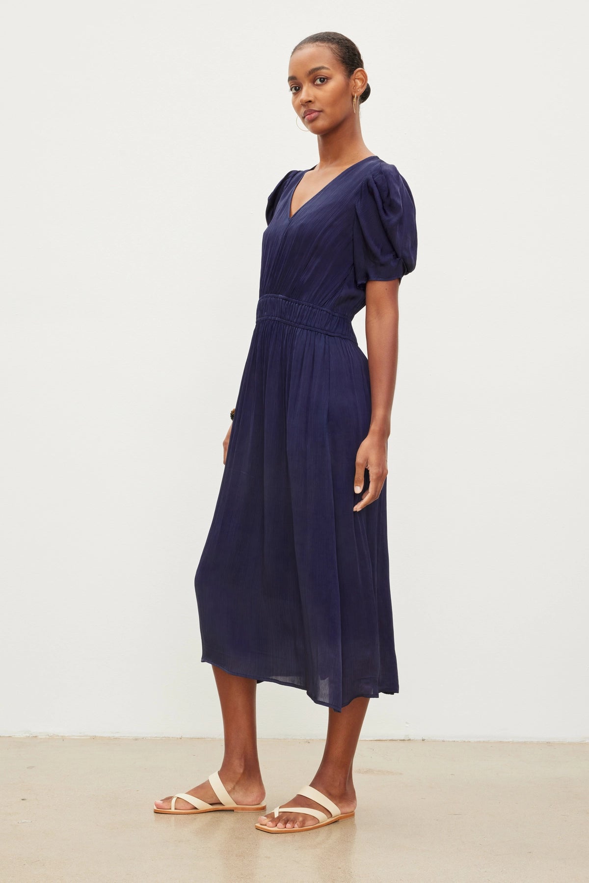 Josey Crinkled Viscose Dress Skirts &amp; Dresses Velvet   