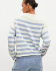 Lex Striped Crew Neck Sweater Sweaters & Knits Velvet   