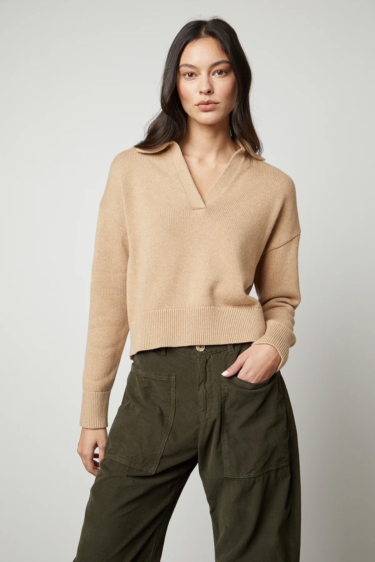 Lucie Polo Sweater Sweaters & Knits Velvet   