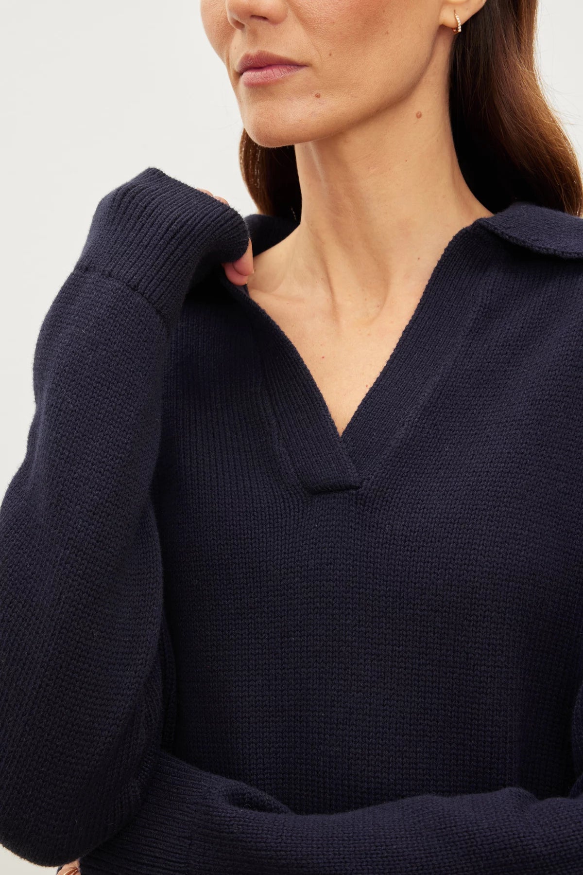 Lucie Polo Sweater Sweaters &amp; Knits Velvet   