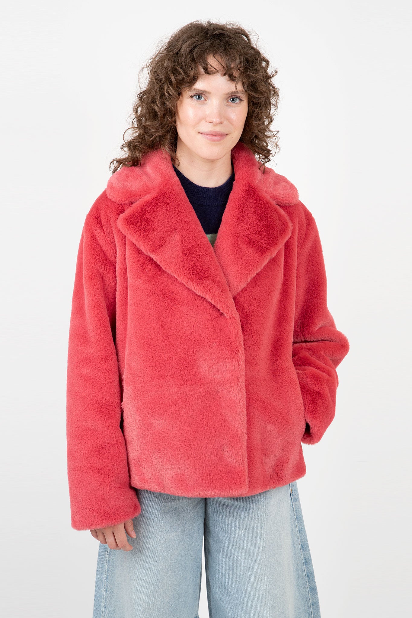 Raquel Faux Lux Fur Jacket Jackets & Coats Velvet   