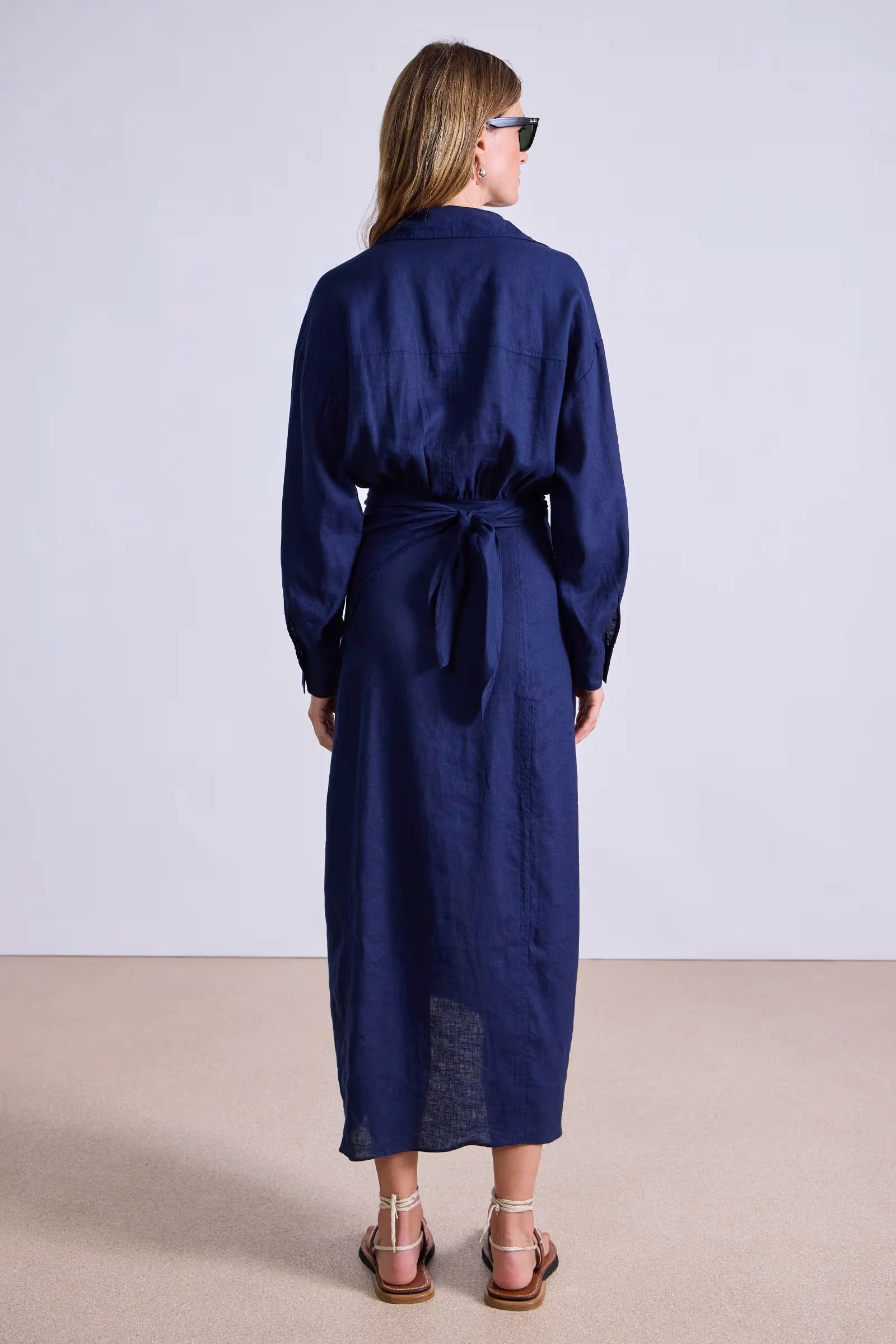 Alessandra Sarong Shirt Dress Dresses Apiece Apart
