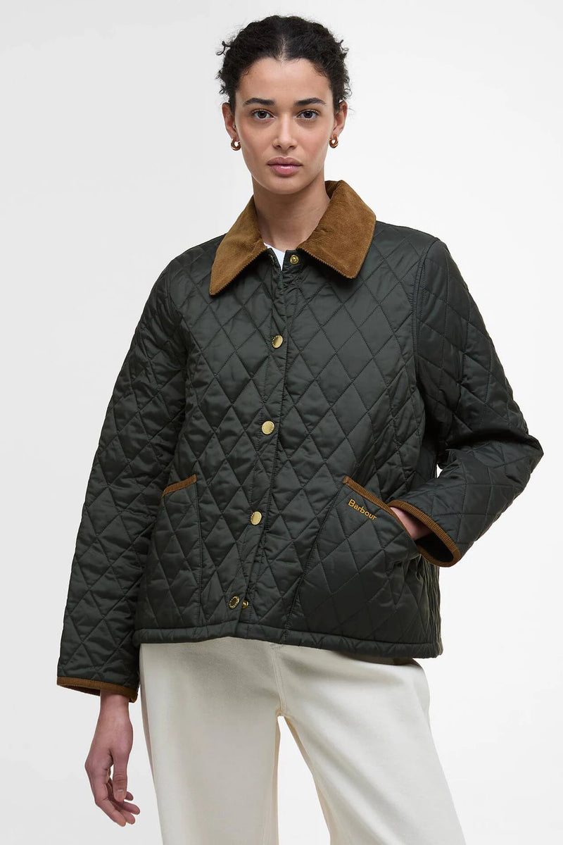 (取寄) バブアー レディース アイコンズ クロップド リッズデイル キルテッド ジャケット - ウィメンズ Barbour women Icons Cropped Liddesdale Quilted Jacket - Women's Sage/Ancient Icons Cropped Liddesdale Quilted Jacket – Hill's Dry Goods
