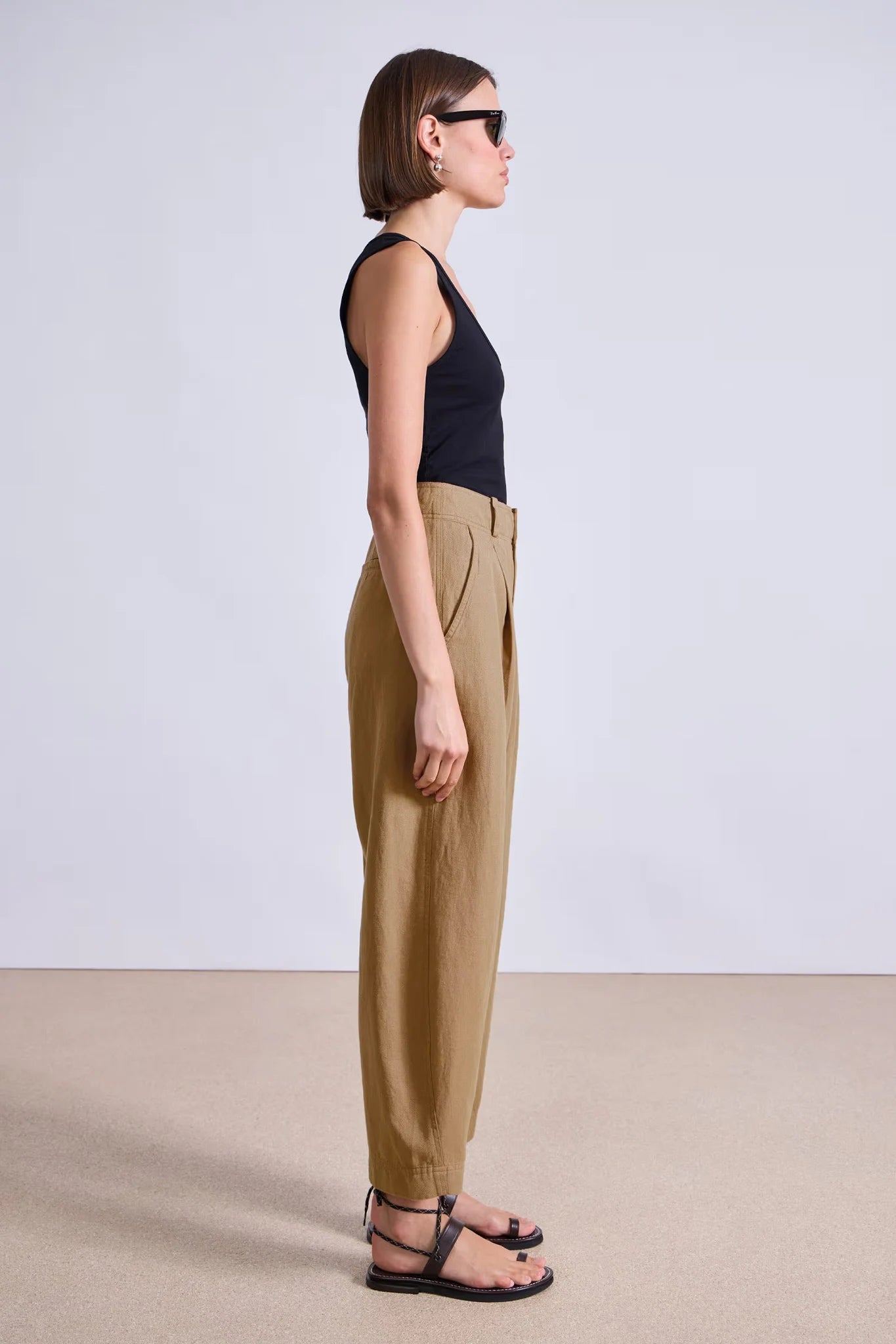 Bari Crop Trouser Pants Apiece Apart