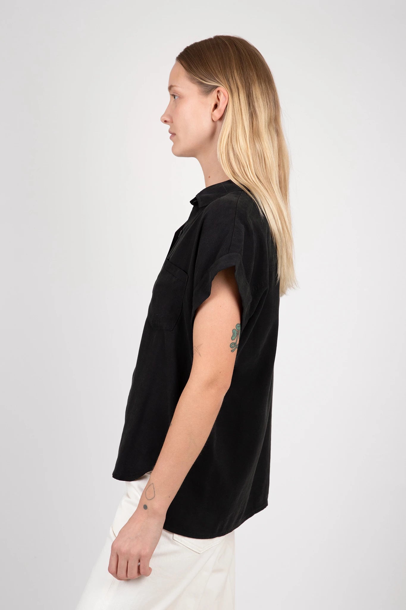 Two Pocket Short Sleeve Shirt Tops Bella Dahl