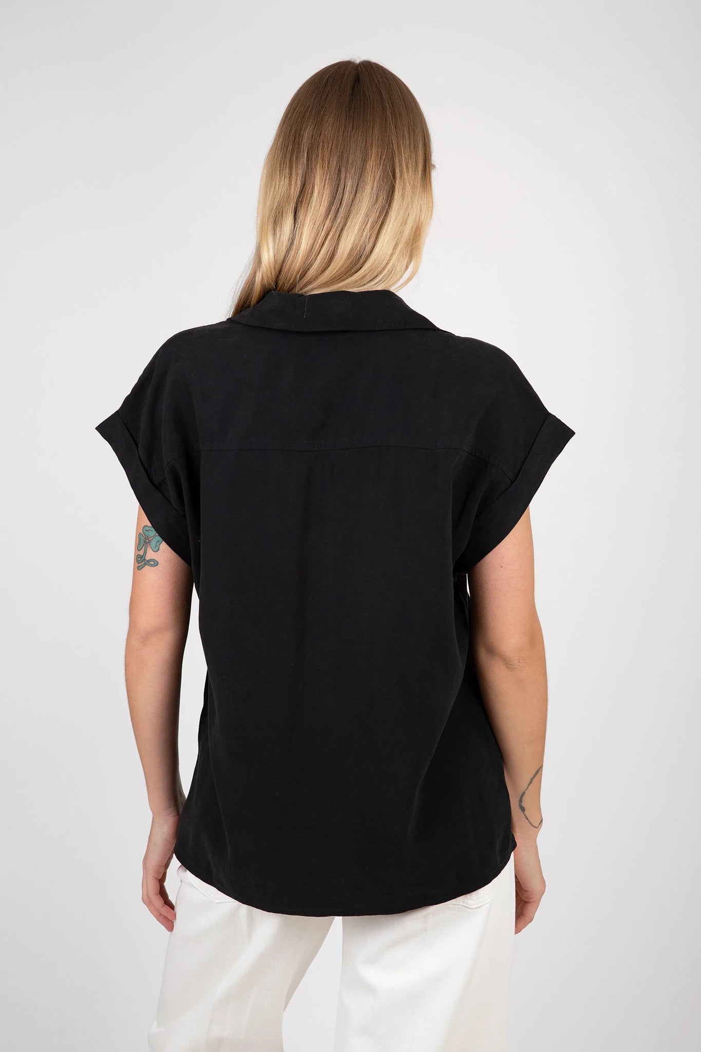 Two Pocket Short Sleeve Shirt Tops Bella Dahl