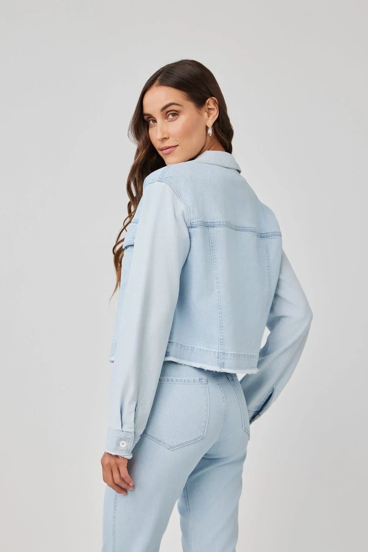 Coco Frayed Mix Denim Jacket Jackets & Coats Bella Dahl