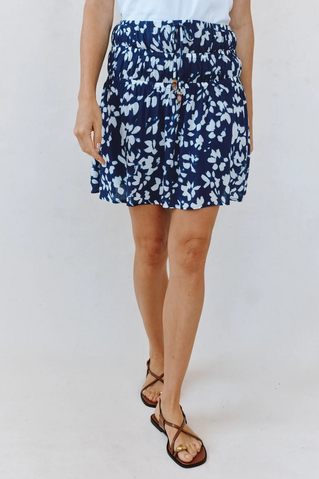 Elastic Gathered Mini Skirt – Hill's Dry Goods