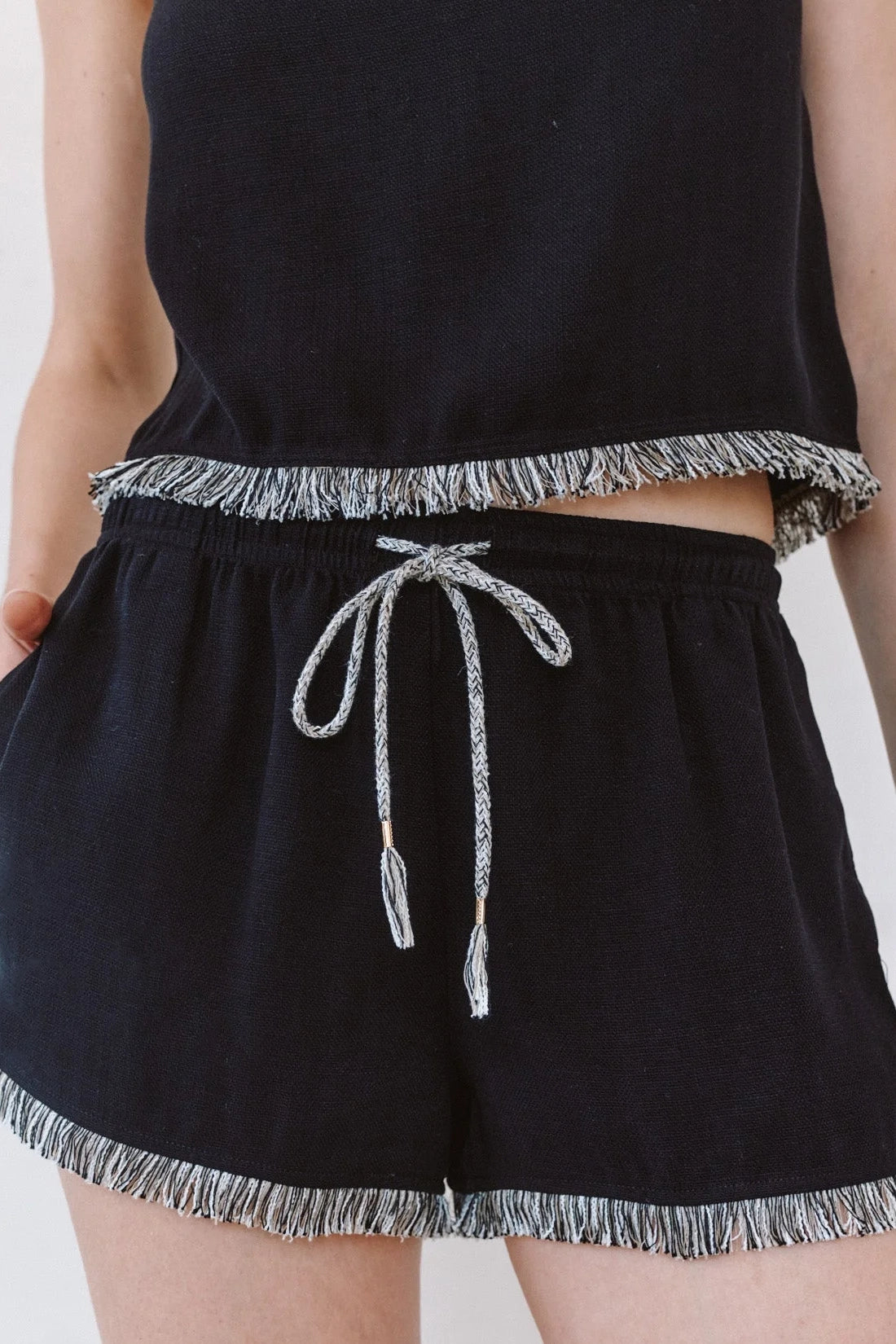 Elastic Waist Fringe Short – Hill's Dry Goods