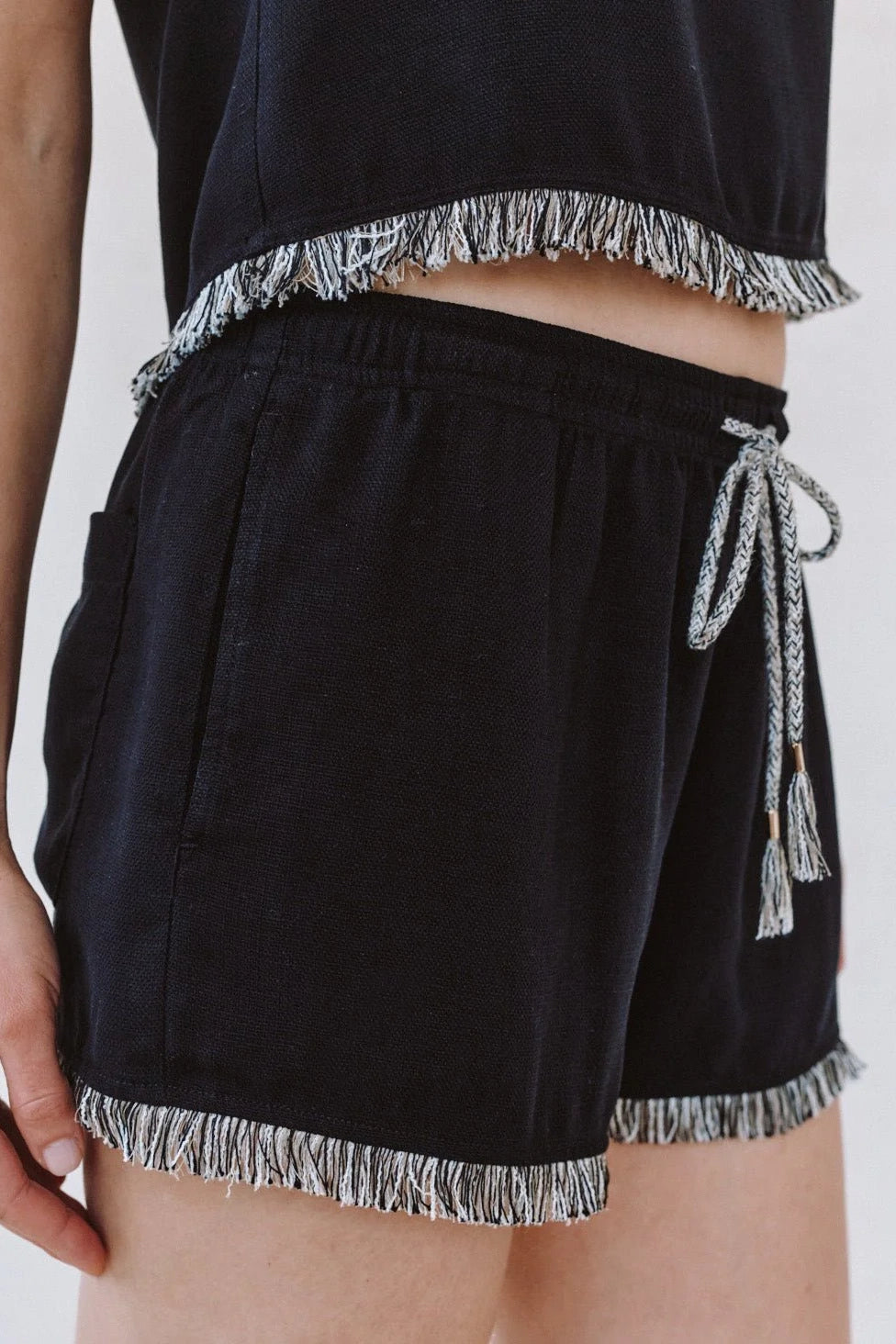 Elastic Waist Fringe Short – Hill's Dry Goods