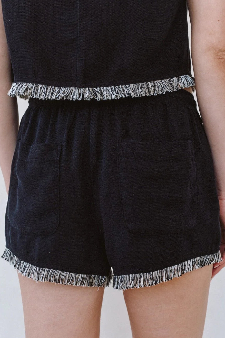 Elastic Waist Fringe Short – Hill's Dry Goods