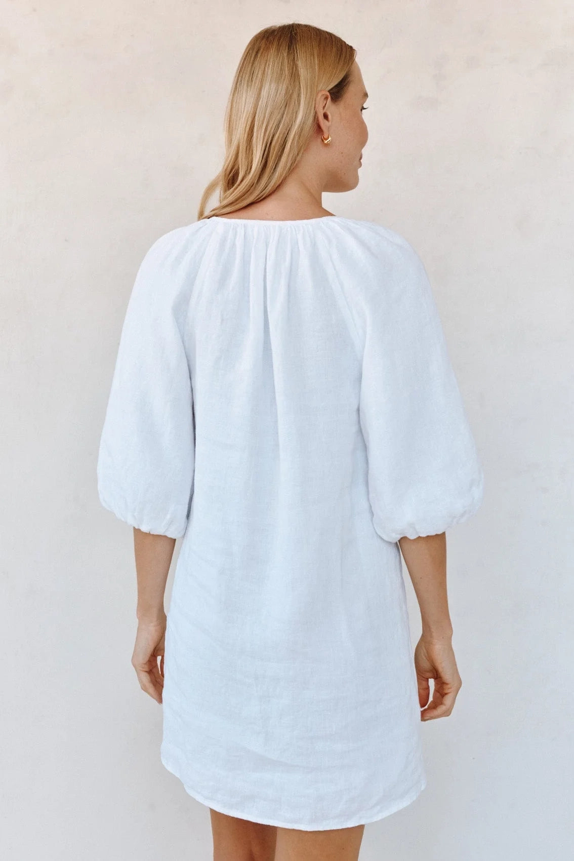 Pullover Puff Sleeve Dress Hill's Dry Goods Pullover Puff Sleeve Dress Hill's Dry Goods