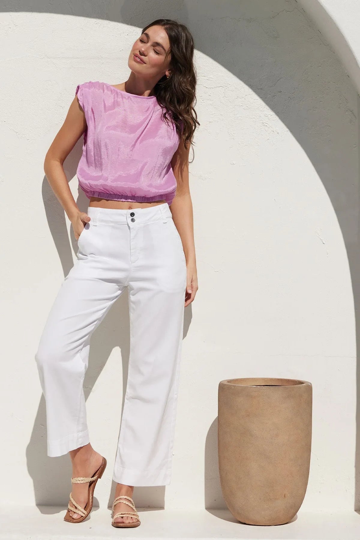 Saige Wide Leg Crop Pants Bella Dahl