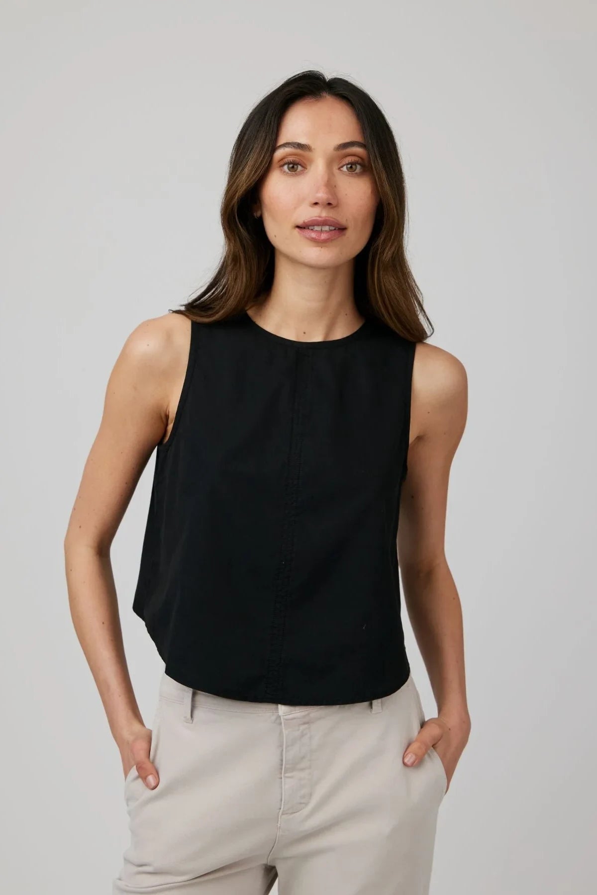Sleeveless Button Back Top Tops Bella Dahl