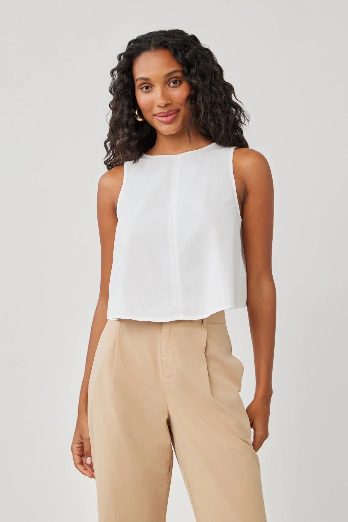 Sleeveless Button Back Top Tops Bella Dahl