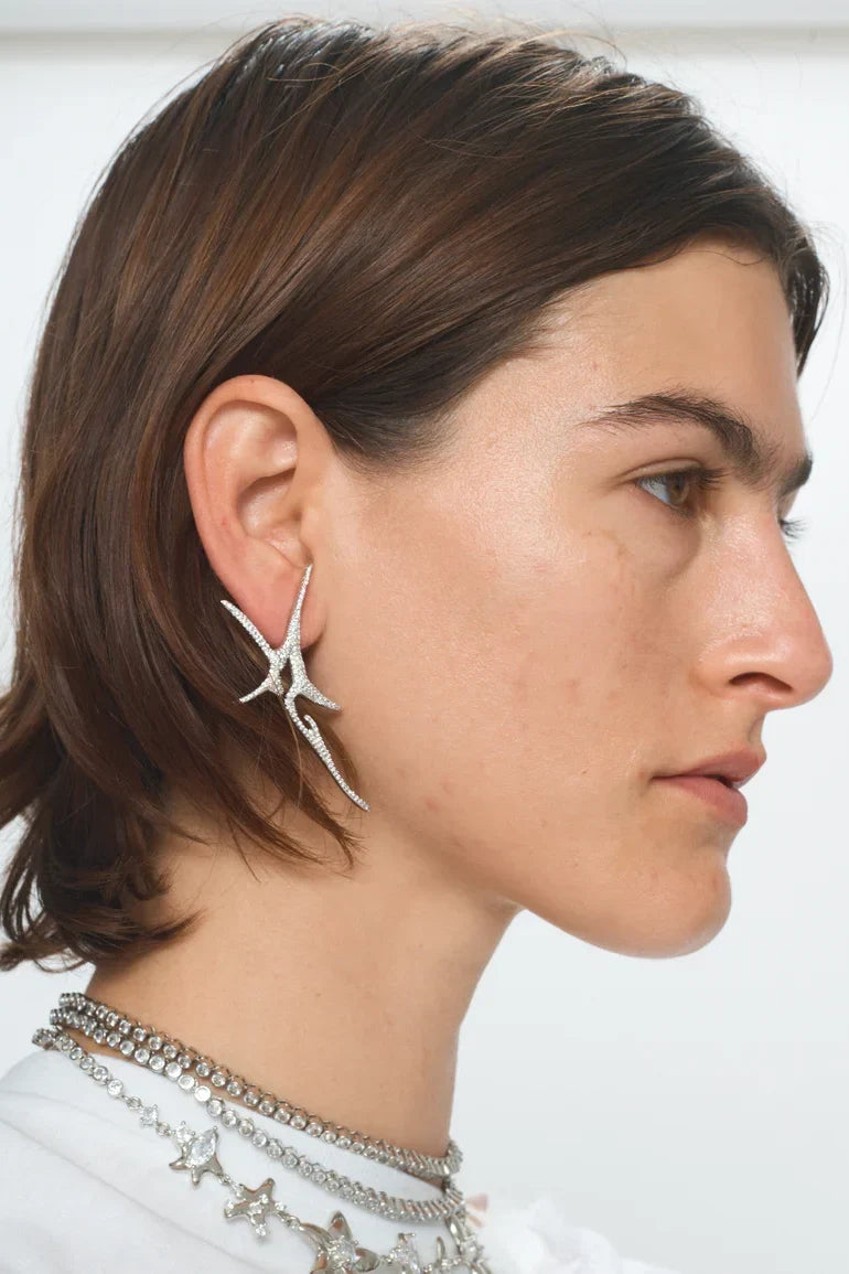 Pave Nova Earrings Jewellery Collina Strada