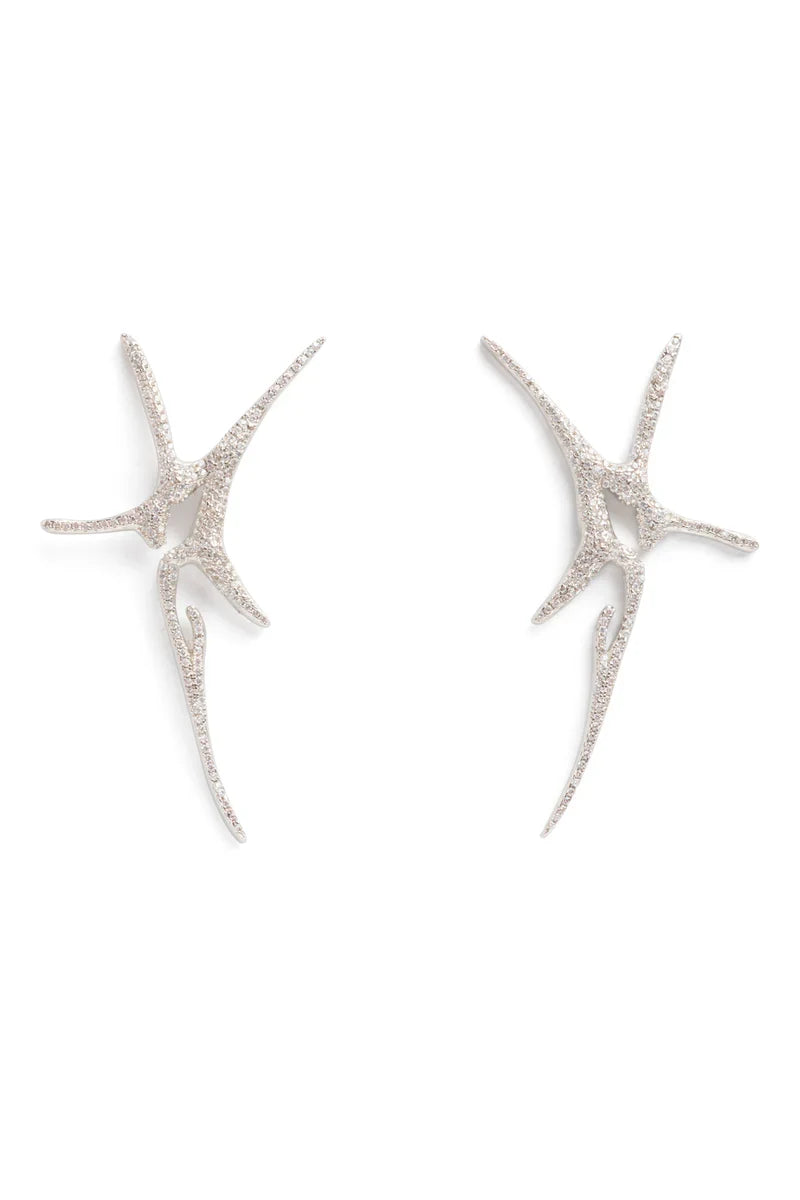 Pave Nova Earrings Jewellery Collina Strada