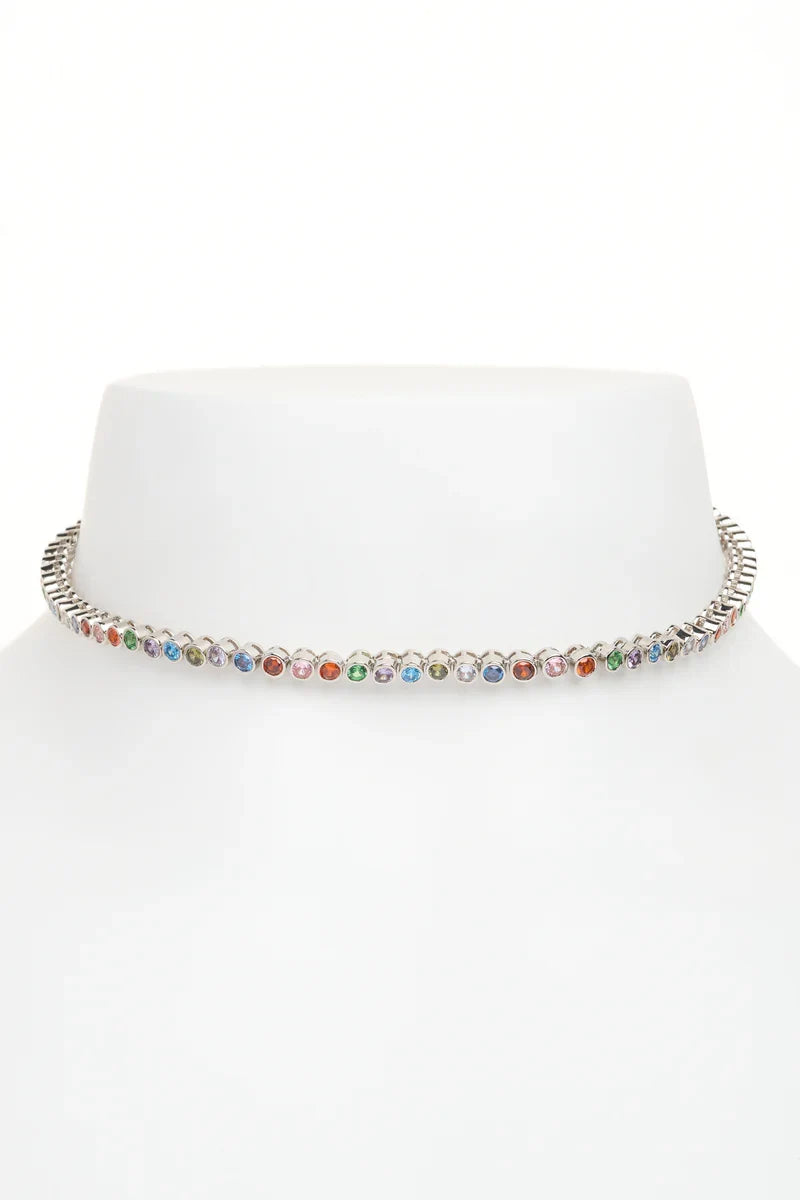 Tennis Necklace Jewellery Collina Strada