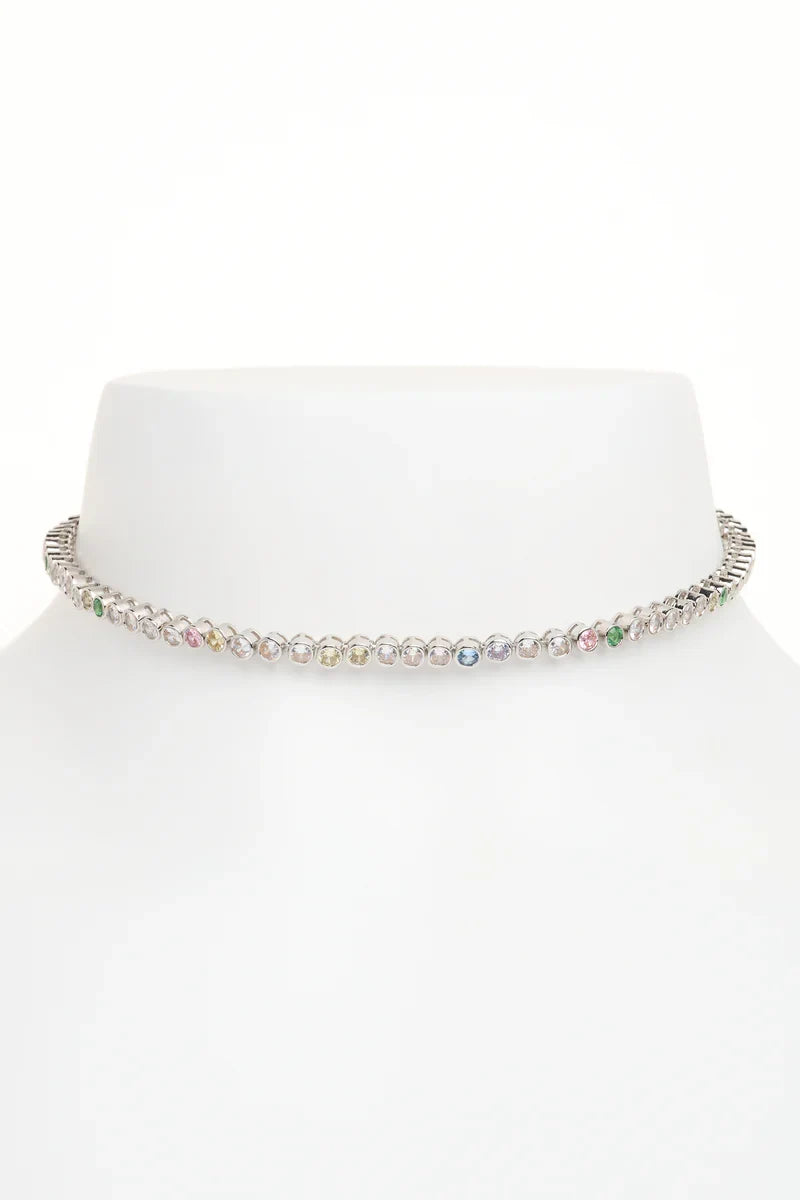 Tennis Necklace Jewellery Collina Strada