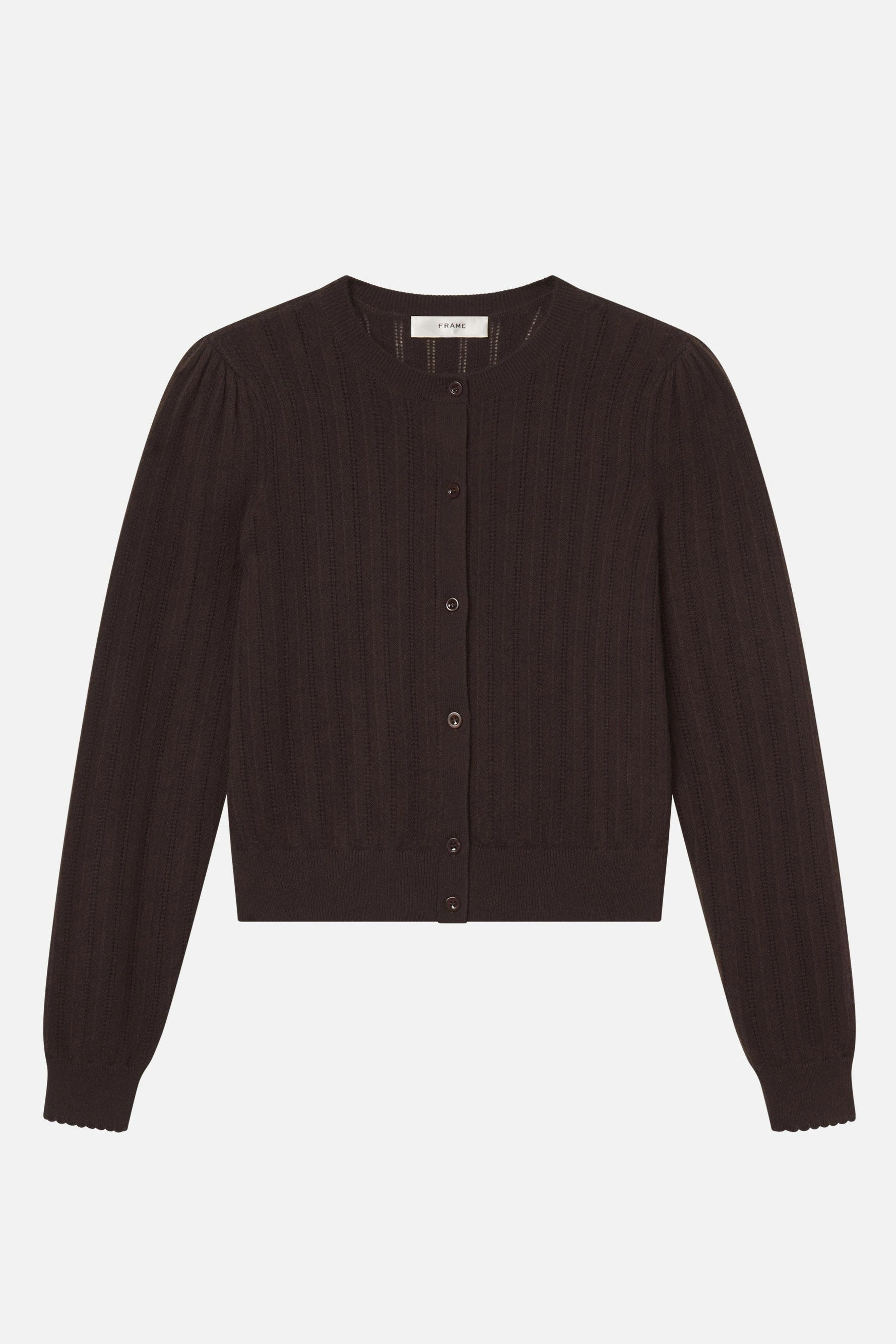 The Ladder Pointelle Cardi Sweaters & Knits FRAME
