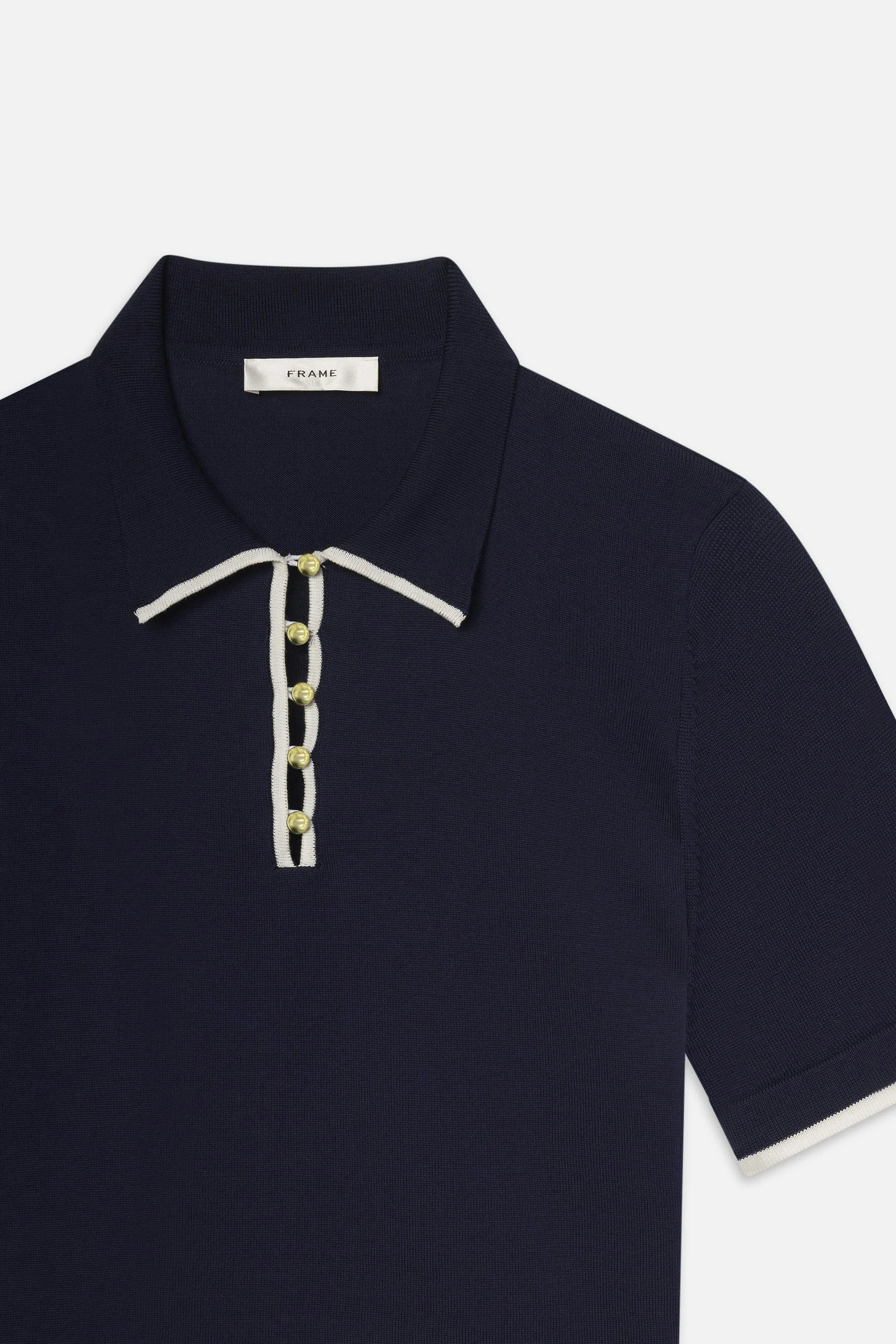 The Sporty Polo Tops FRAME