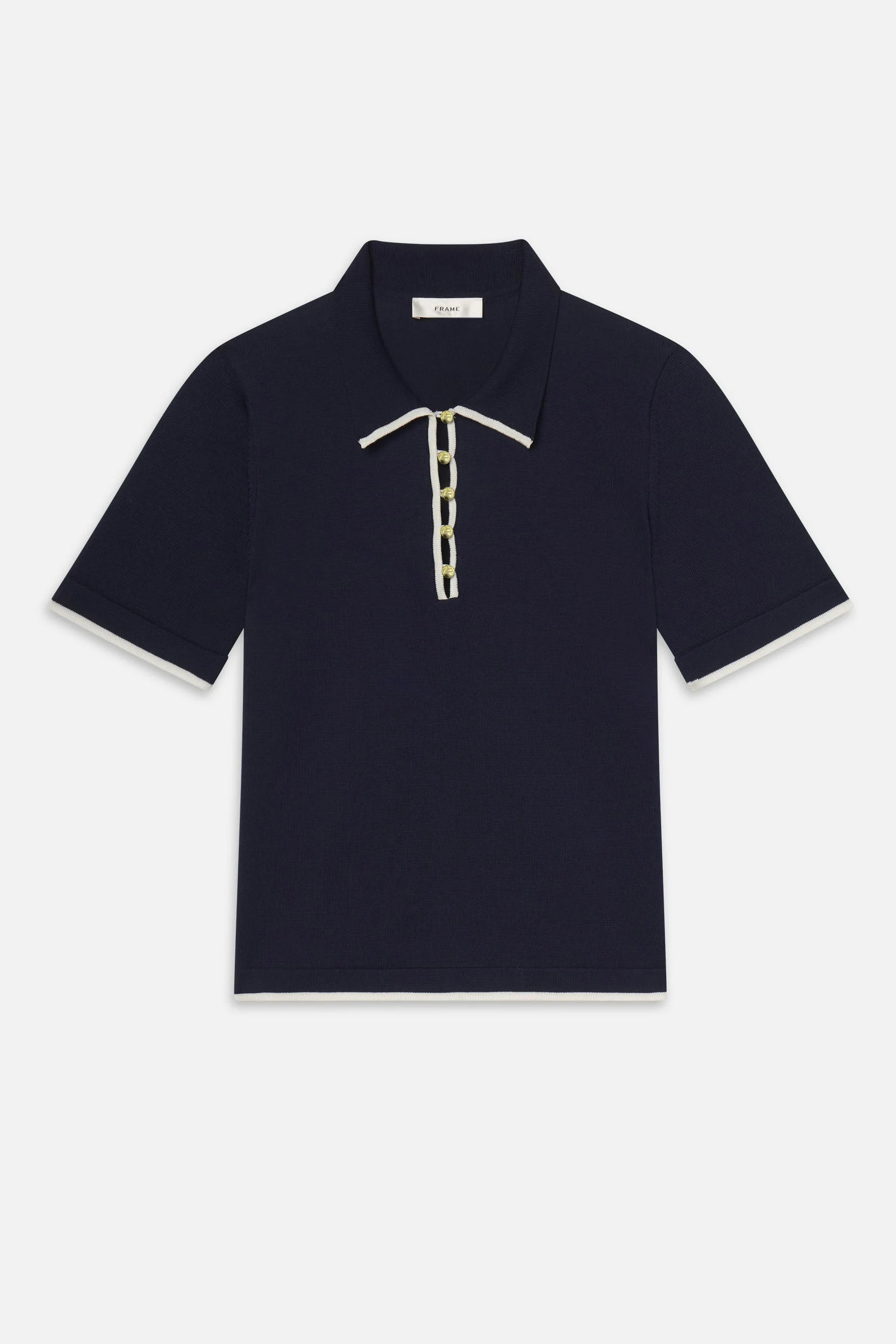 The Sporty Polo Tops FRAME