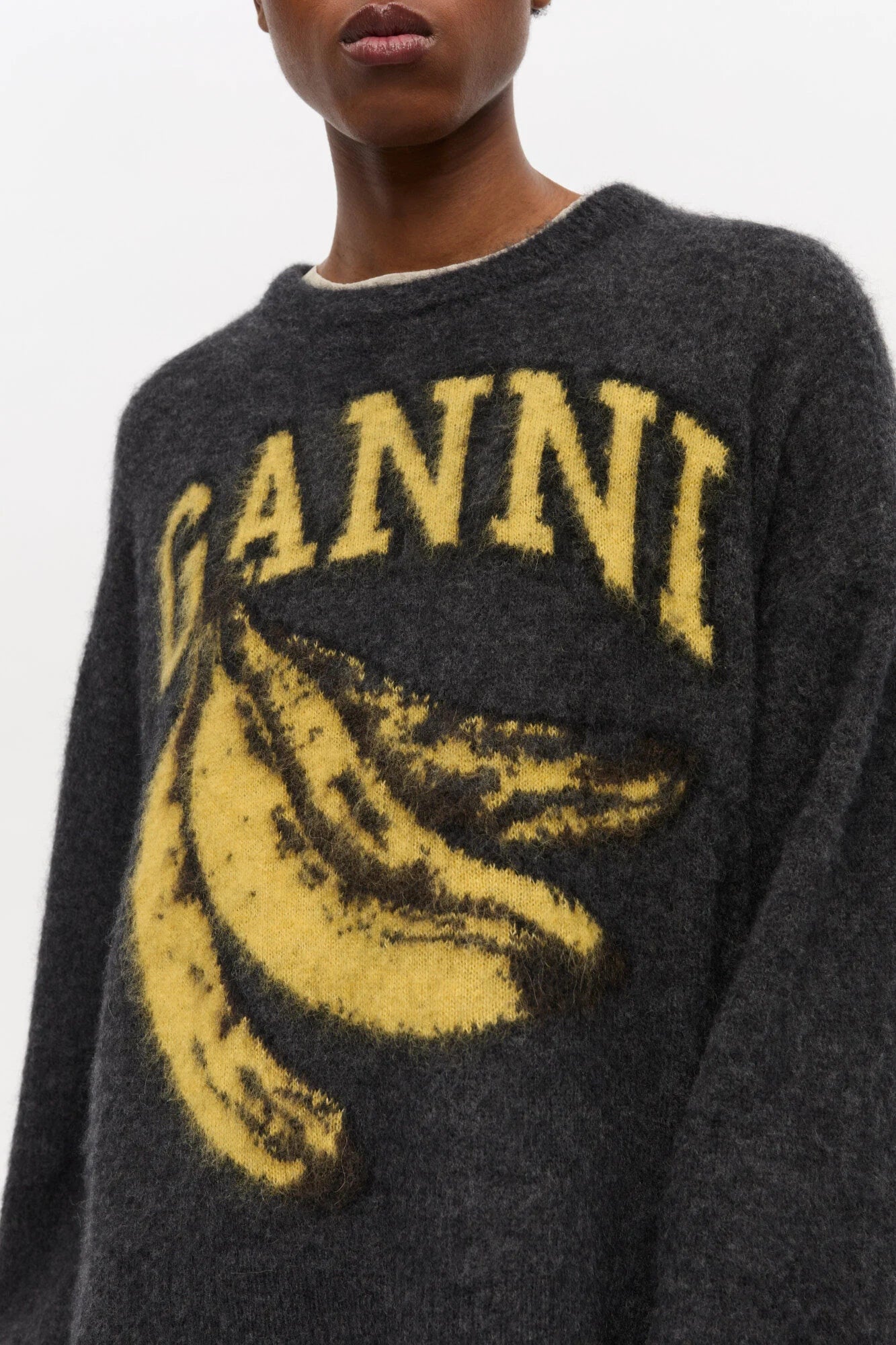 Black Banana Graphic Sweater Sweaters & Knits Ganni