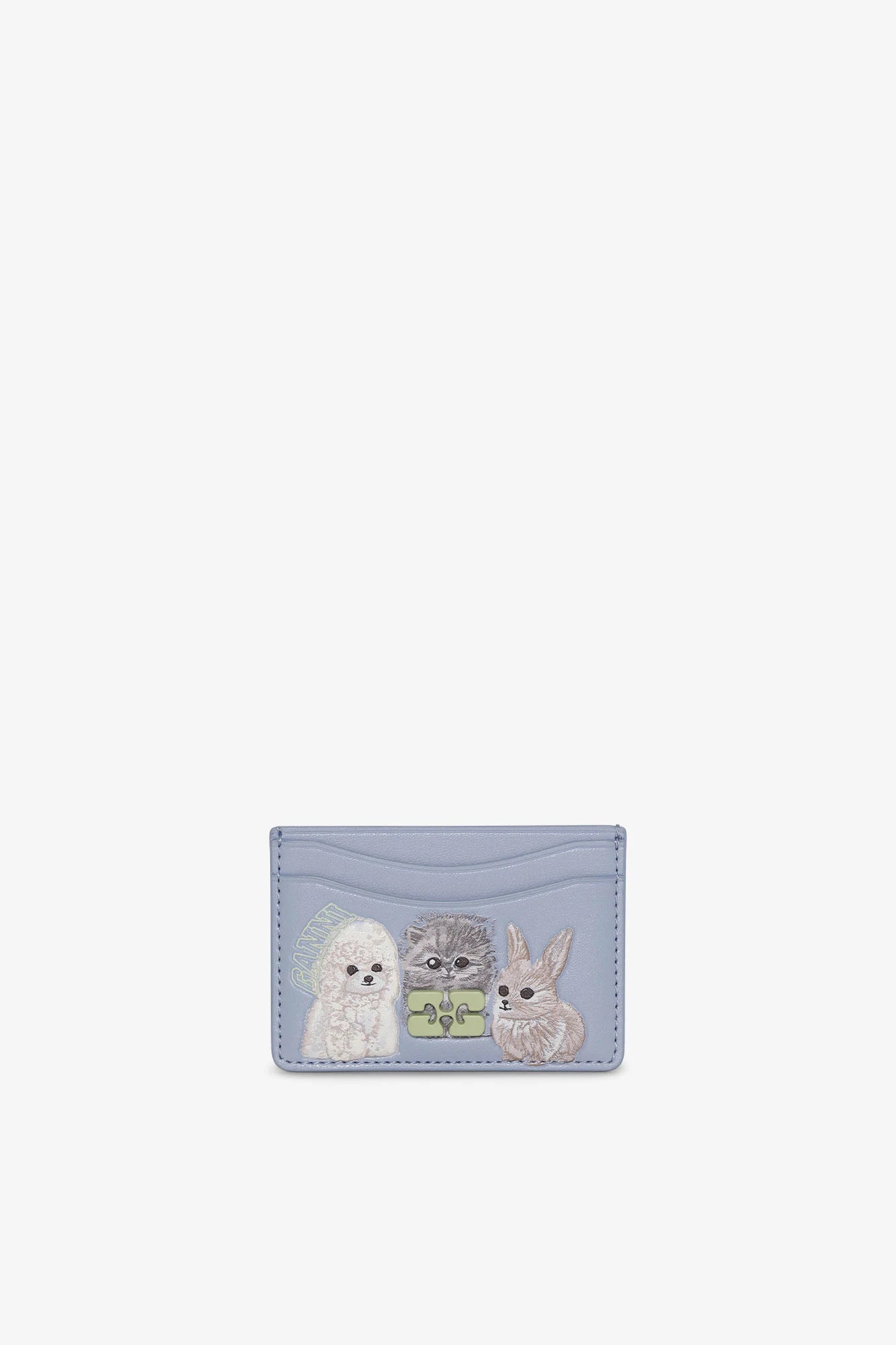 Blue Animal GANNI Bou Card Holder Accessories Ganni