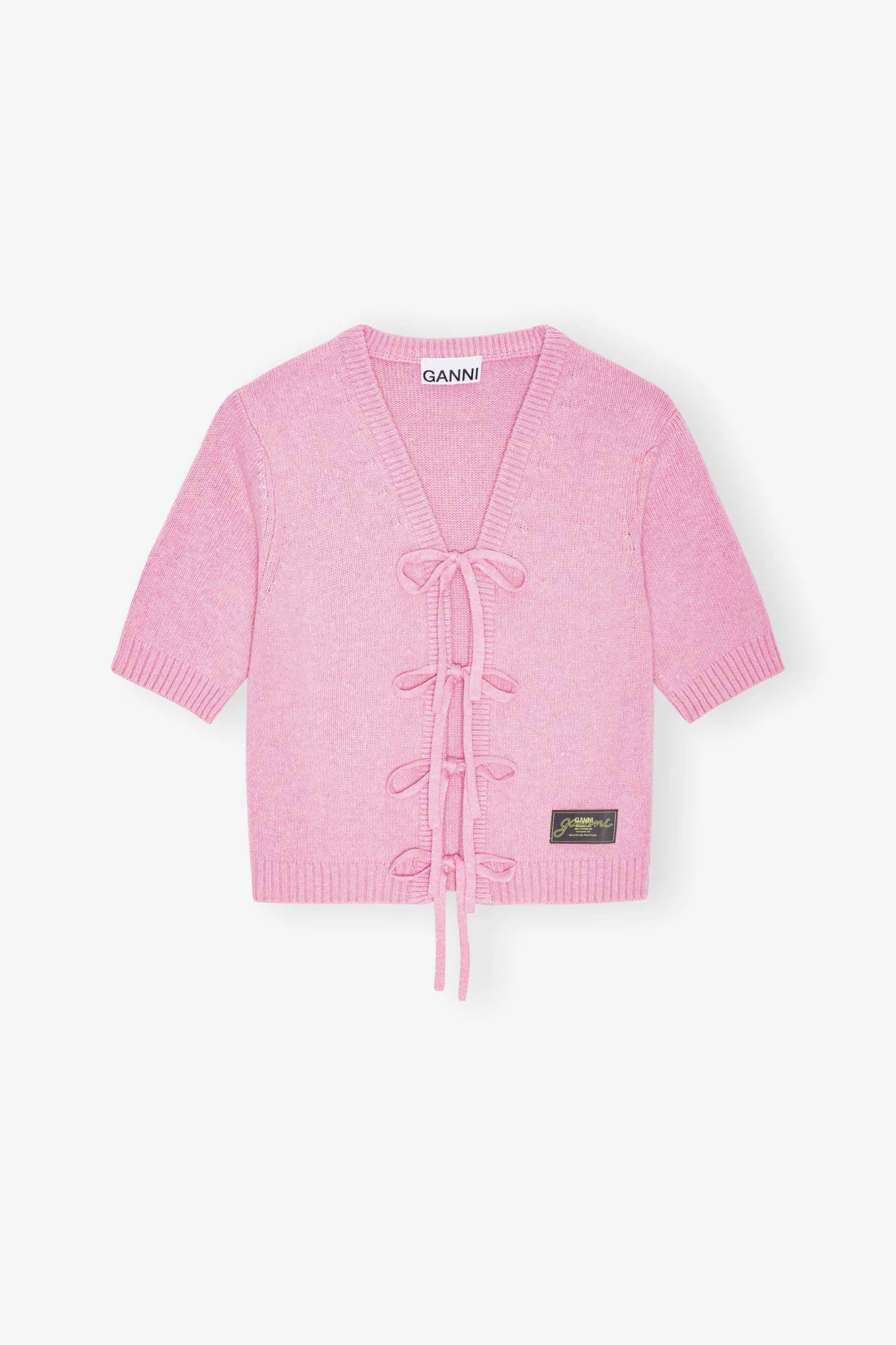 Pink Future Wool Mix Cardigan Sweaters & Knits Ganni