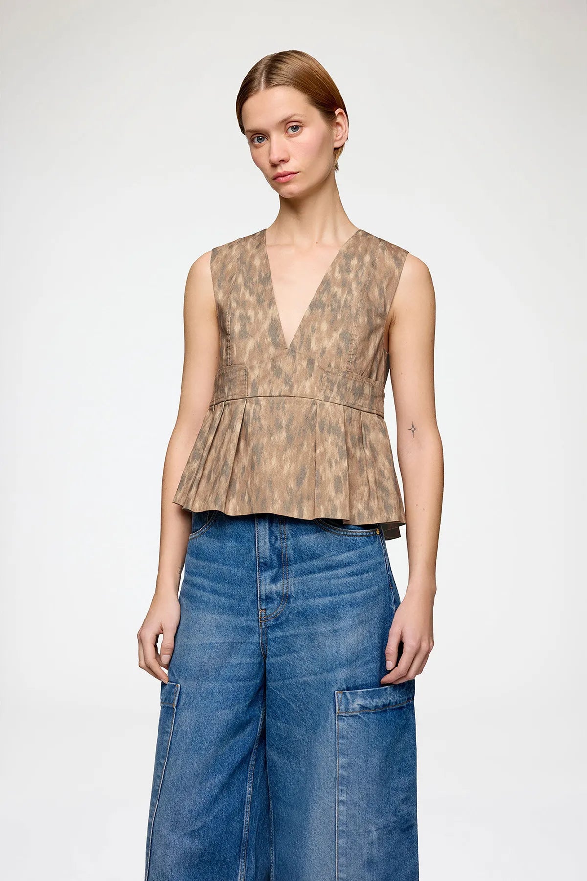Top in Printed Cotton – Hill's Dry Goods