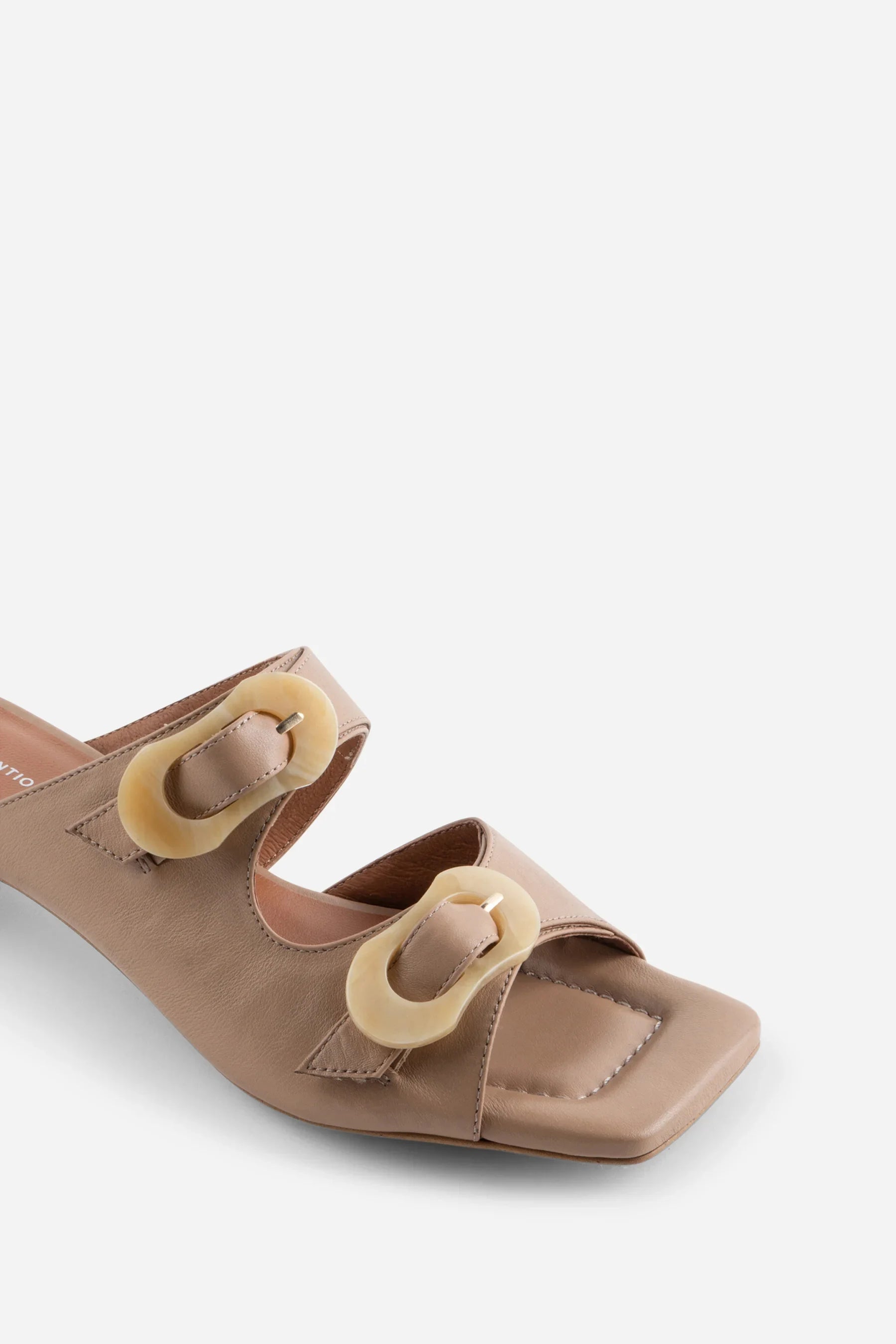 Nora Square Toe Sandal Footwear Intentionally Blank